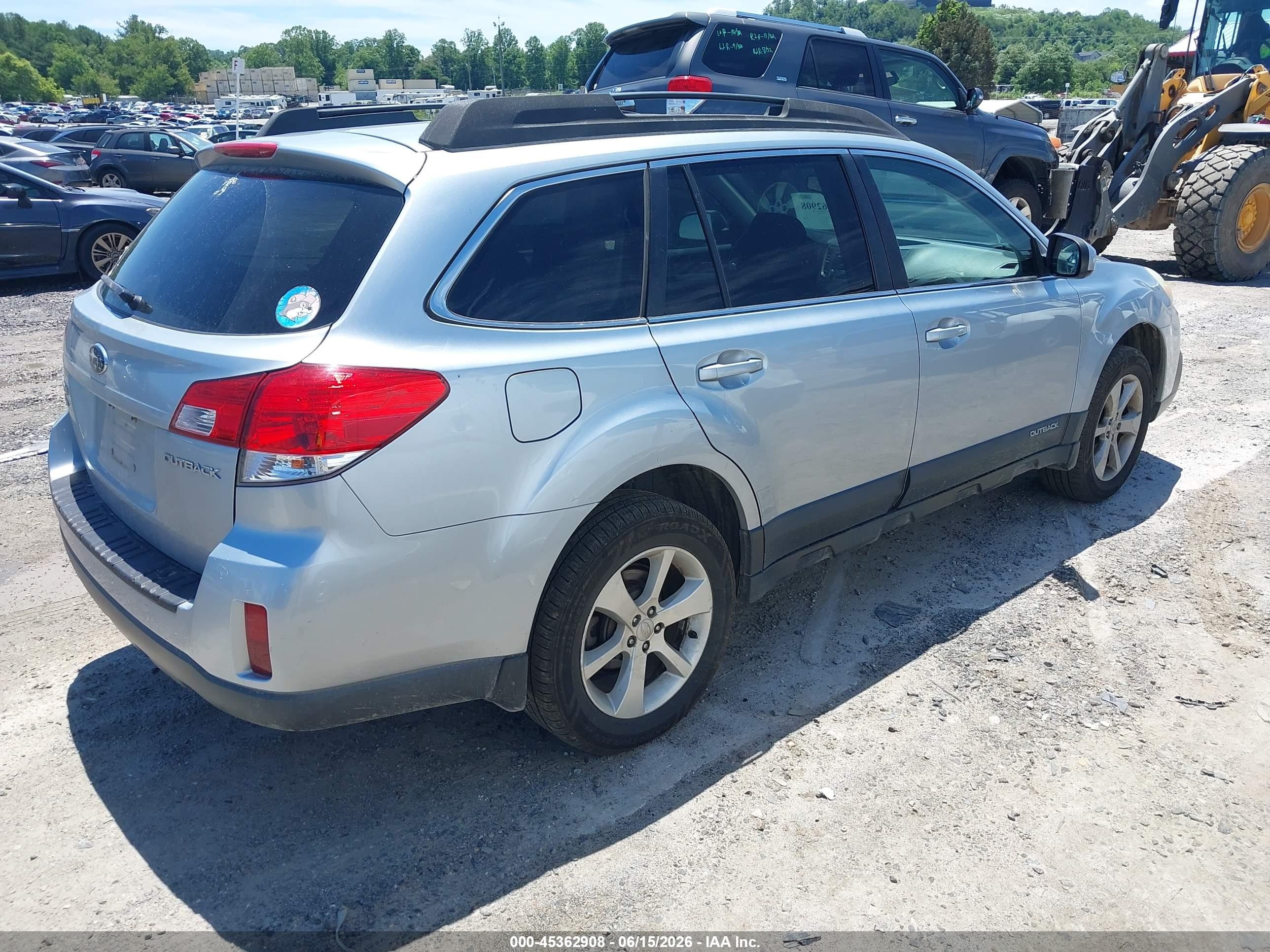 2013 Subaru Outback 2.5i Premium Blue vin: 4S4BRCCC1D3233990