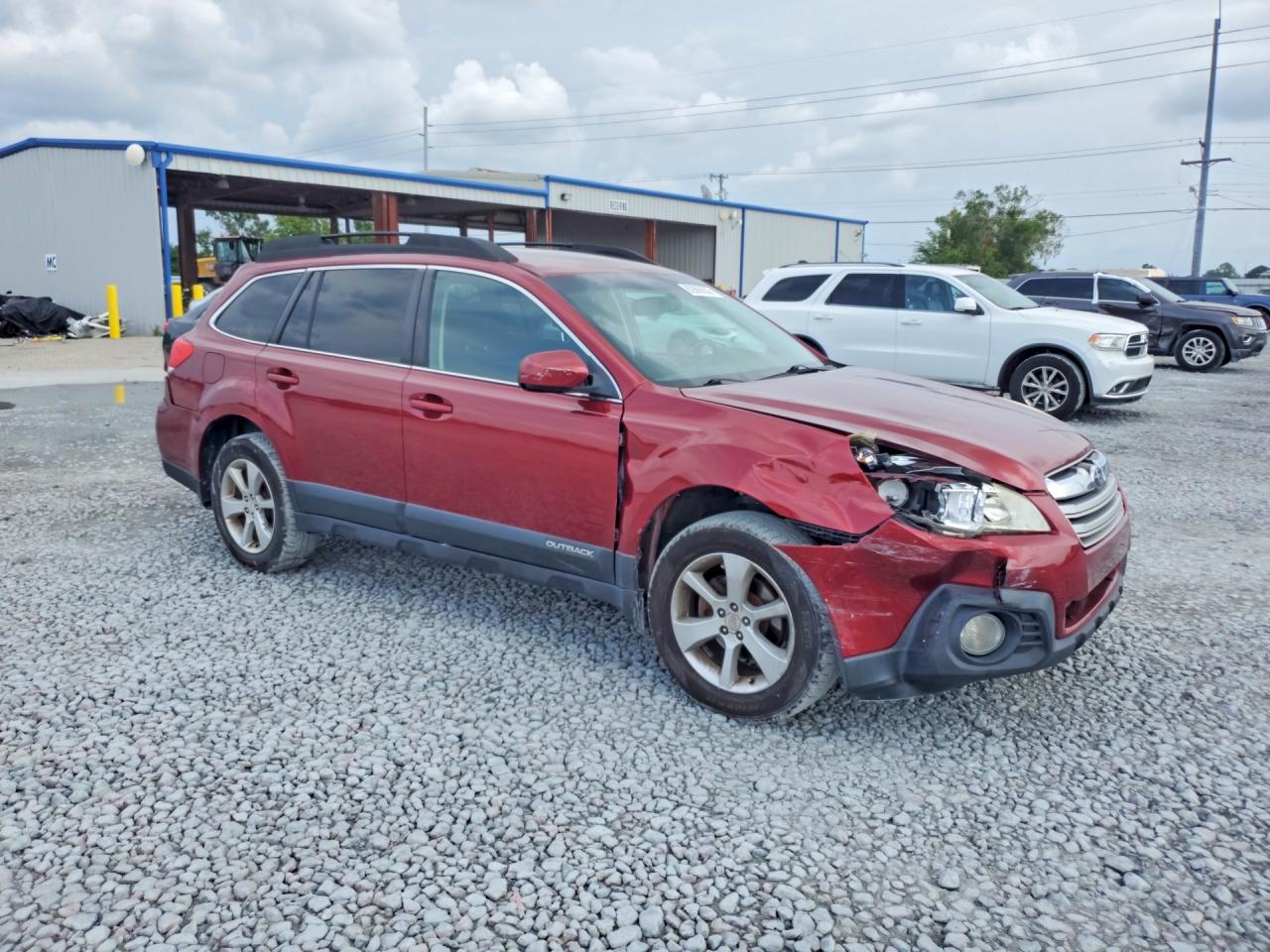 2013 Subaru Outback 2.5i Premium Red vin: 4S4BRCCC1D3283921