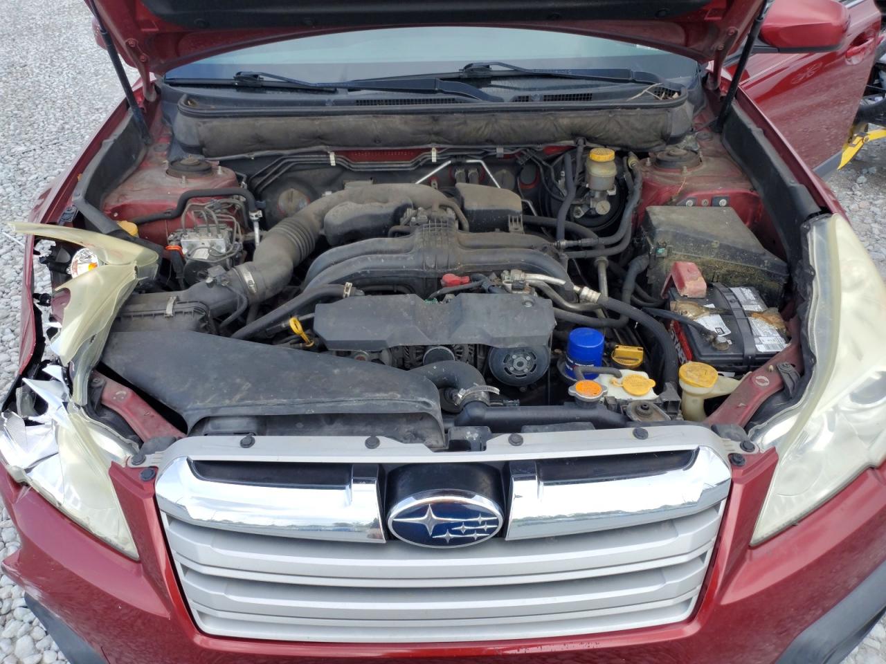 2013 Subaru Outback 2.5i Premium Red vin: 4S4BRCCC1D3283921