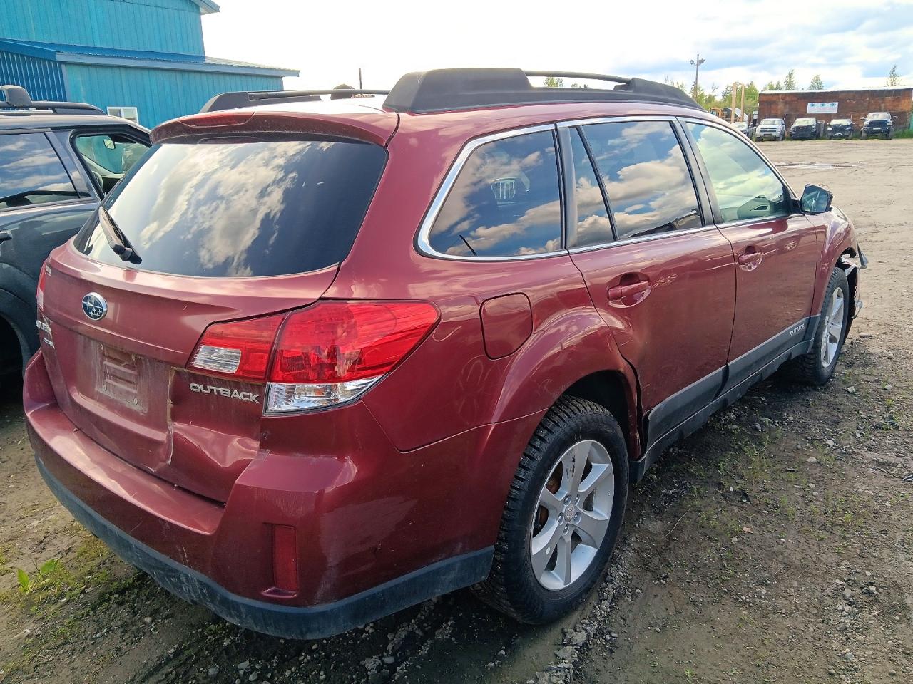2013 Subaru Outback 2.5i Premium Красный vin: 4S4BRCCC1D3318246
