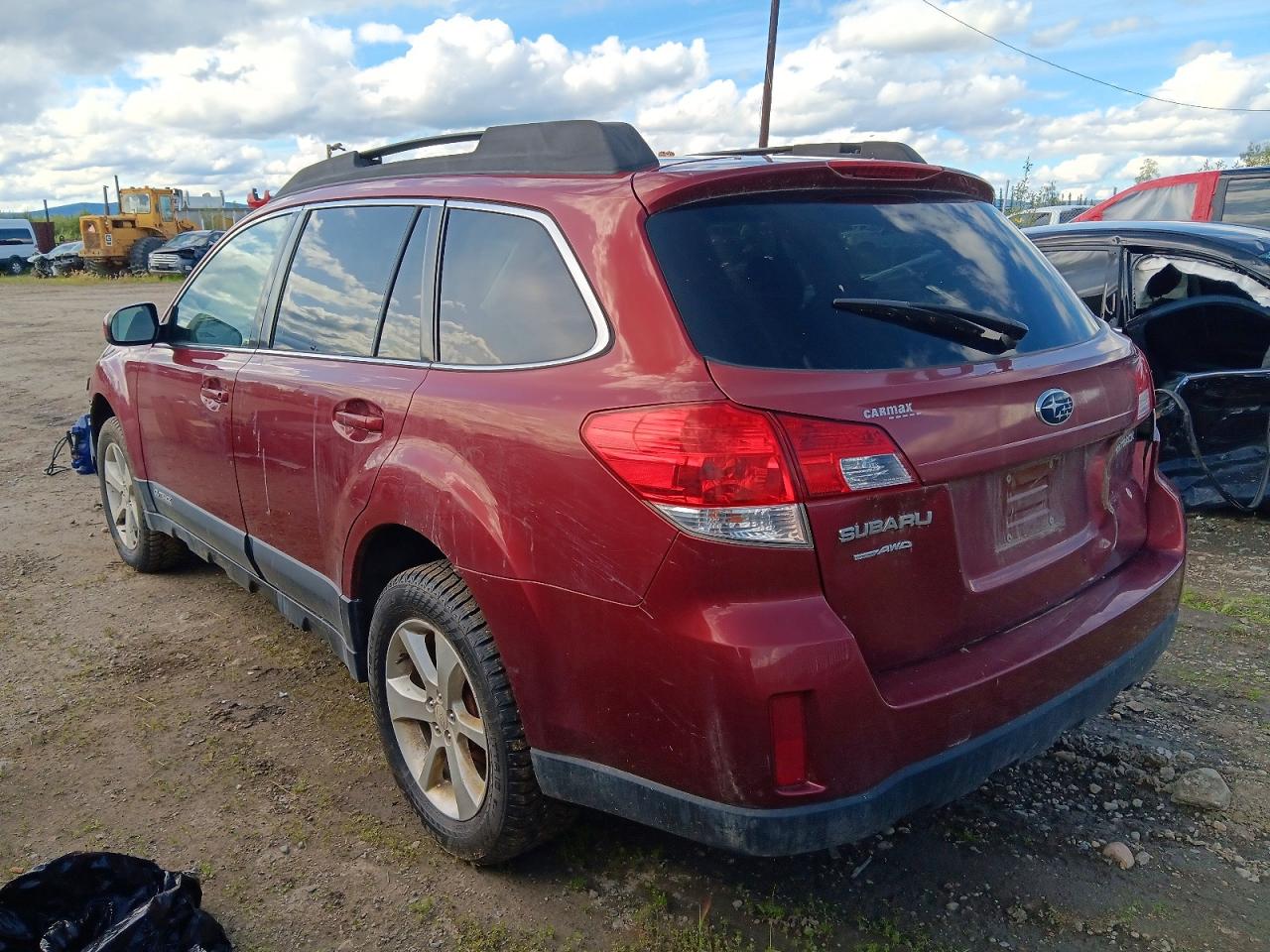 2013 Subaru Outback 2.5i Premium Красный vin: 4S4BRCCC1D3318246