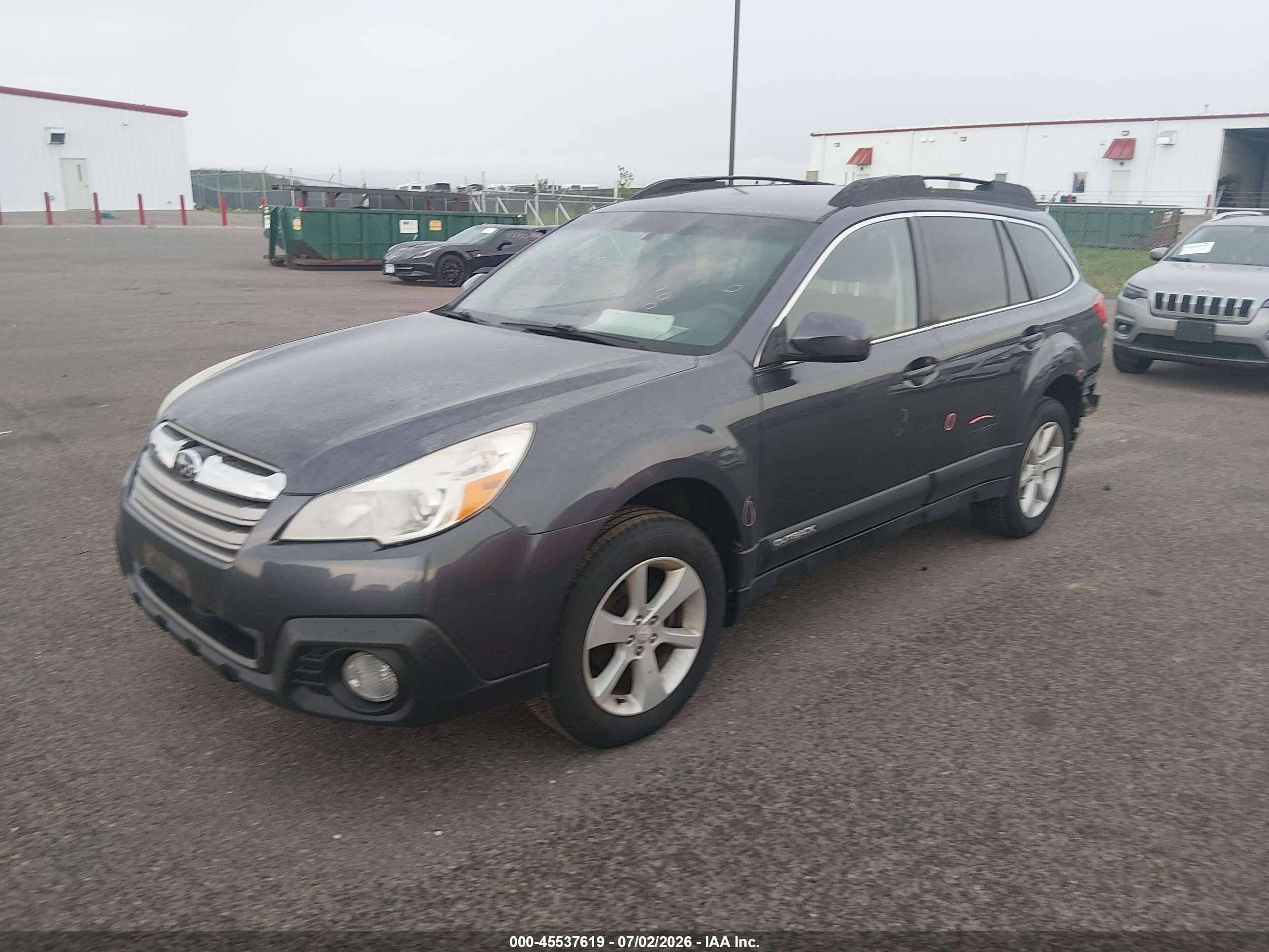2014 Subaru Outback 2.5i Premium Blue vin: 4S4BRCCC1E1266176