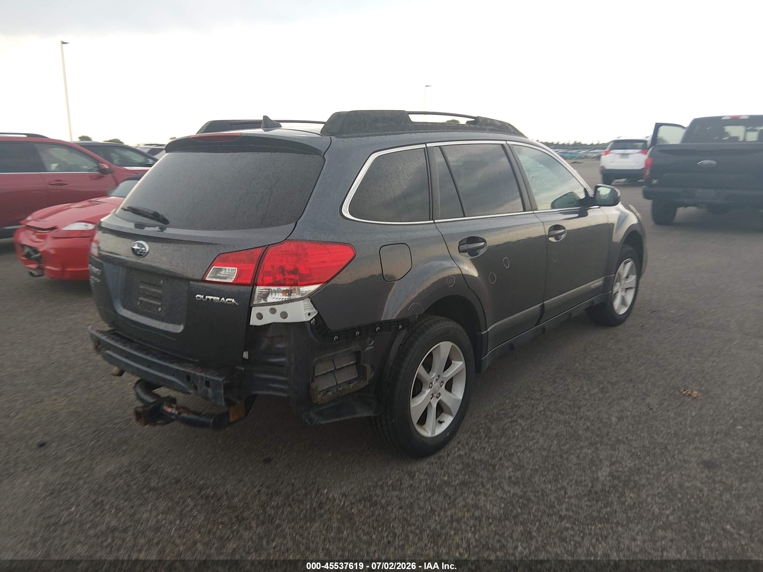 2014 Subaru Outback 2.5i Premium Blue vin: 4S4BRCCC1E1266176