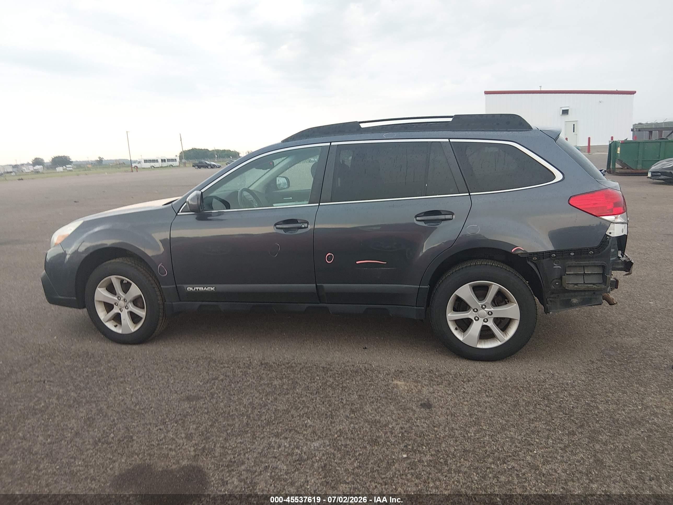 2014 Subaru Outback 2.5i Premium Blue vin: 4S4BRCCC1E1266176