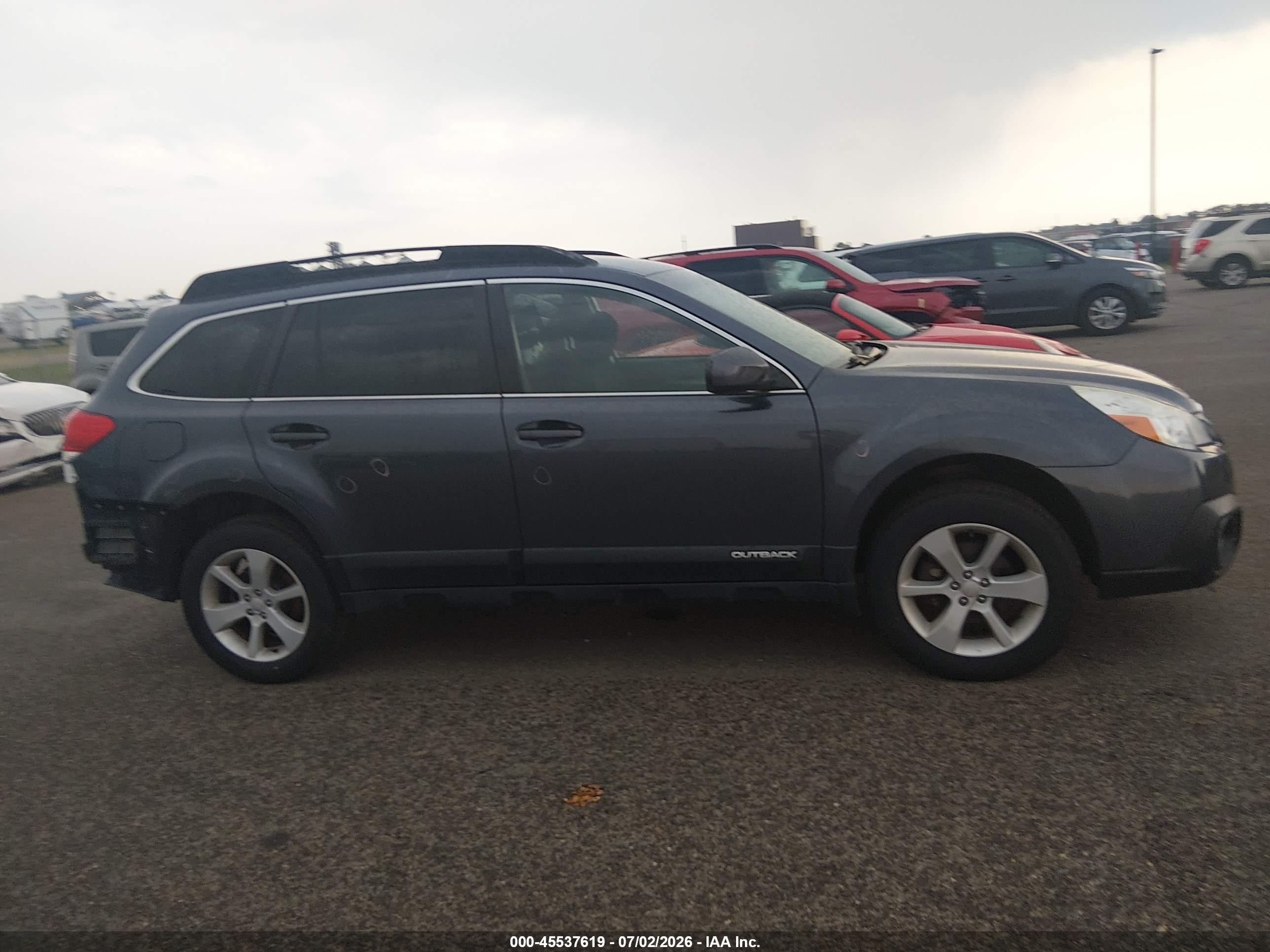 2014 Subaru Outback 2.5i Premium Blue vin: 4S4BRCCC1E1266176