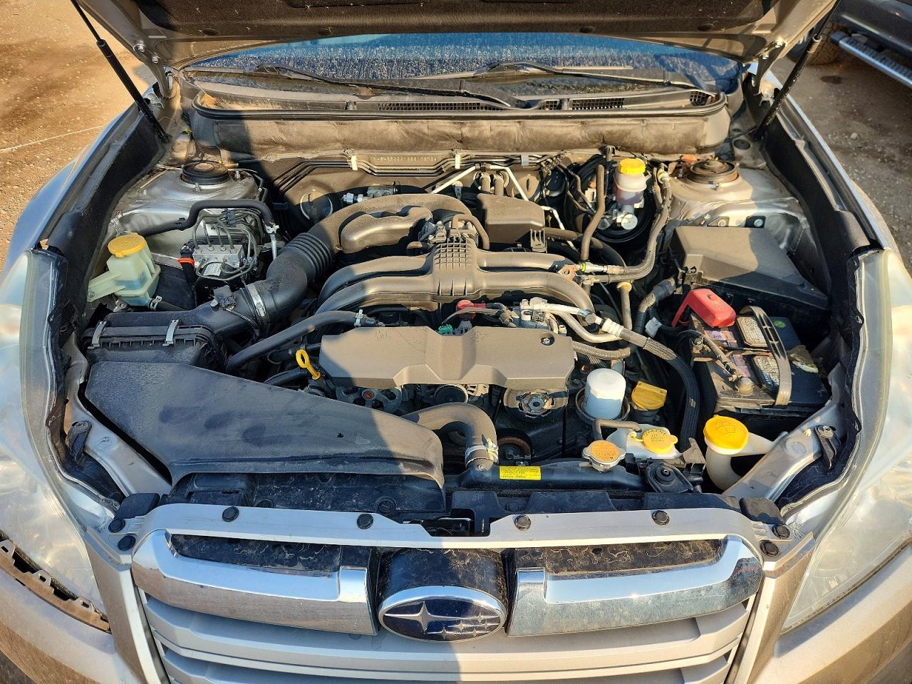 2014 Subaru Outback 2.5i Premium Gray vin: 4S4BRCCC1E3217872