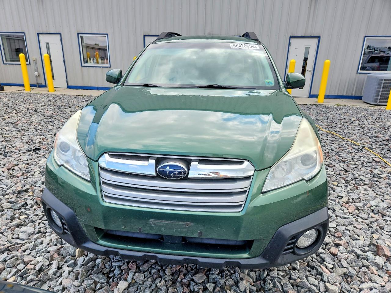 2014 Subaru Outback 2.5i Premium Green vin: 4S4BRCCC1E3246675