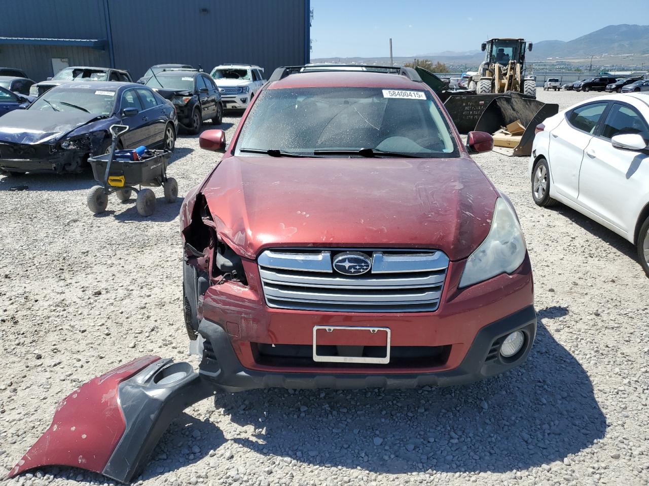2014 Subaru Outback 2.5i Premium Burgundy vin: 4S4BRCCC1E3260186