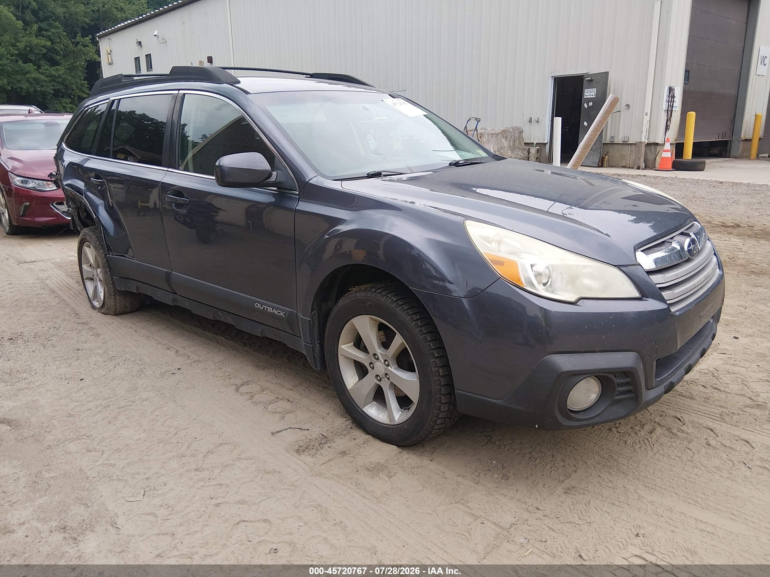 2014 Subaru Outback 2.5i Premium Navy vin: 4S4BRCCC1E3264903