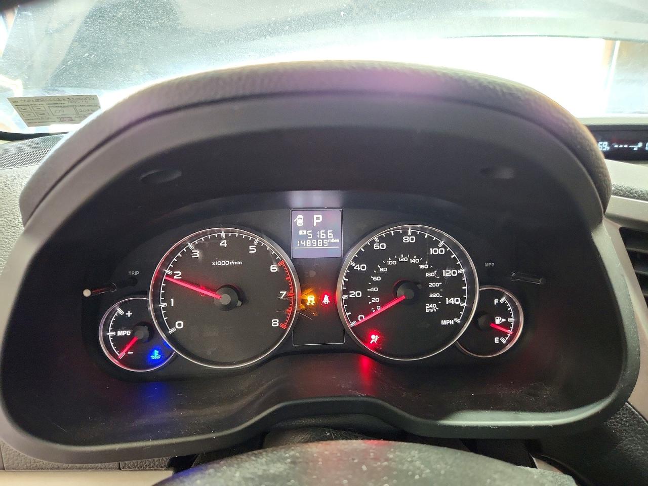 2014 Subaru Outback 2.5i Premium Charcoal vin: 4S4BRCCC1E3300279