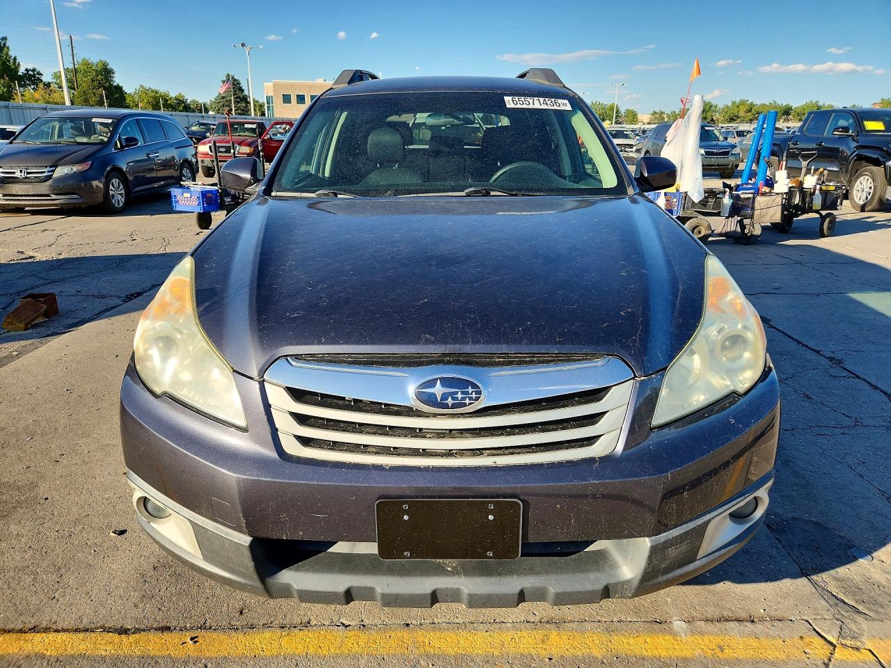 2011 Subaru Outback 2.5i Premium Gray vin: 4S4BRCCC2B3317636