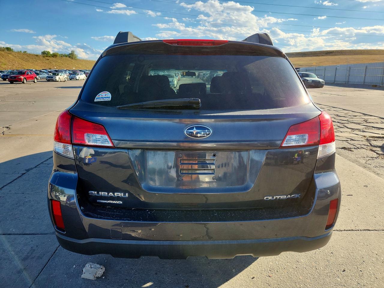 2011 Subaru Outback 2.5i Premium Gray vin: 4S4BRCCC2B3317636