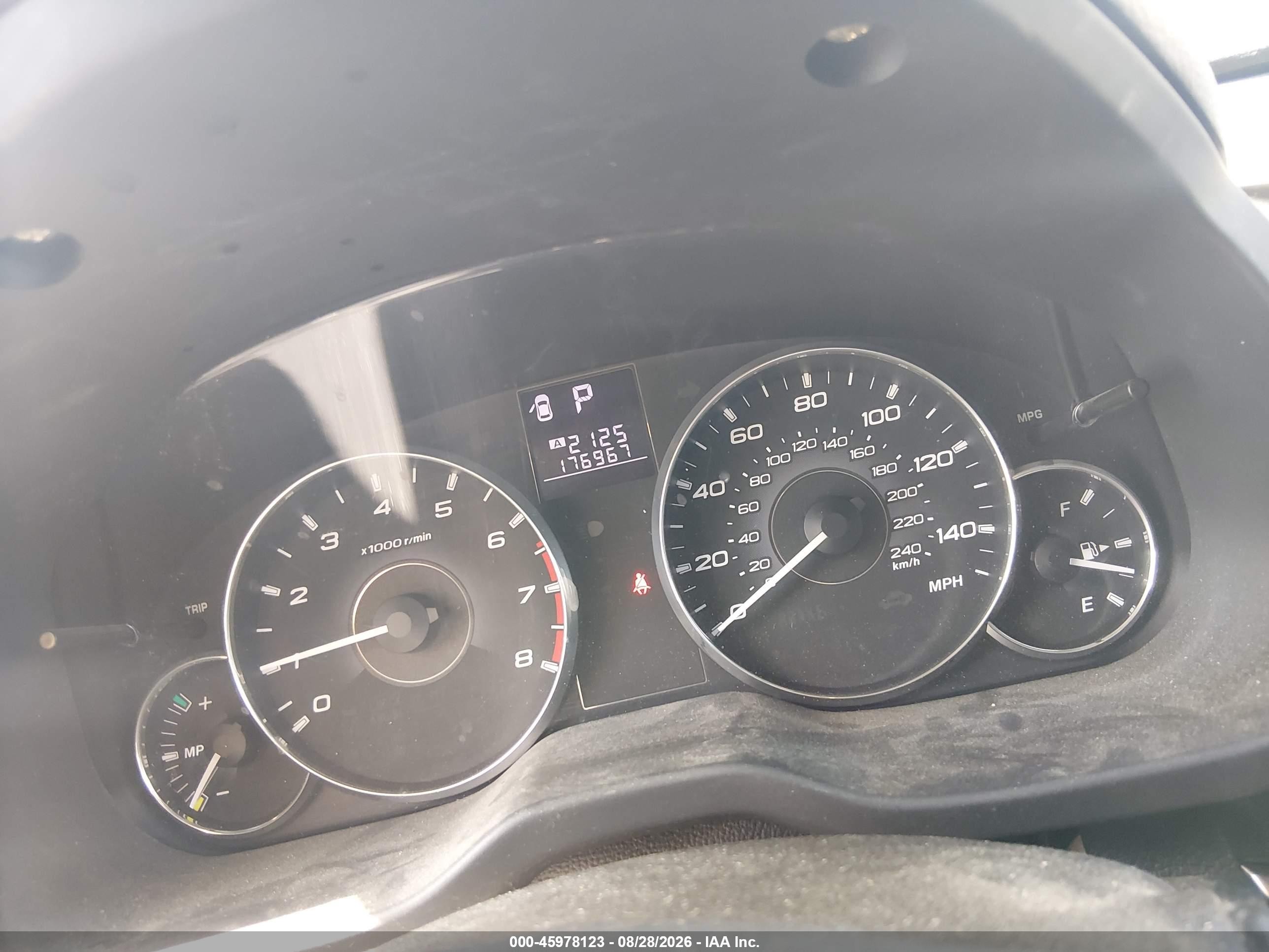 2012 Subaru Outback 2.5i Premium Black vin: 4S4BRCCC2C3226206