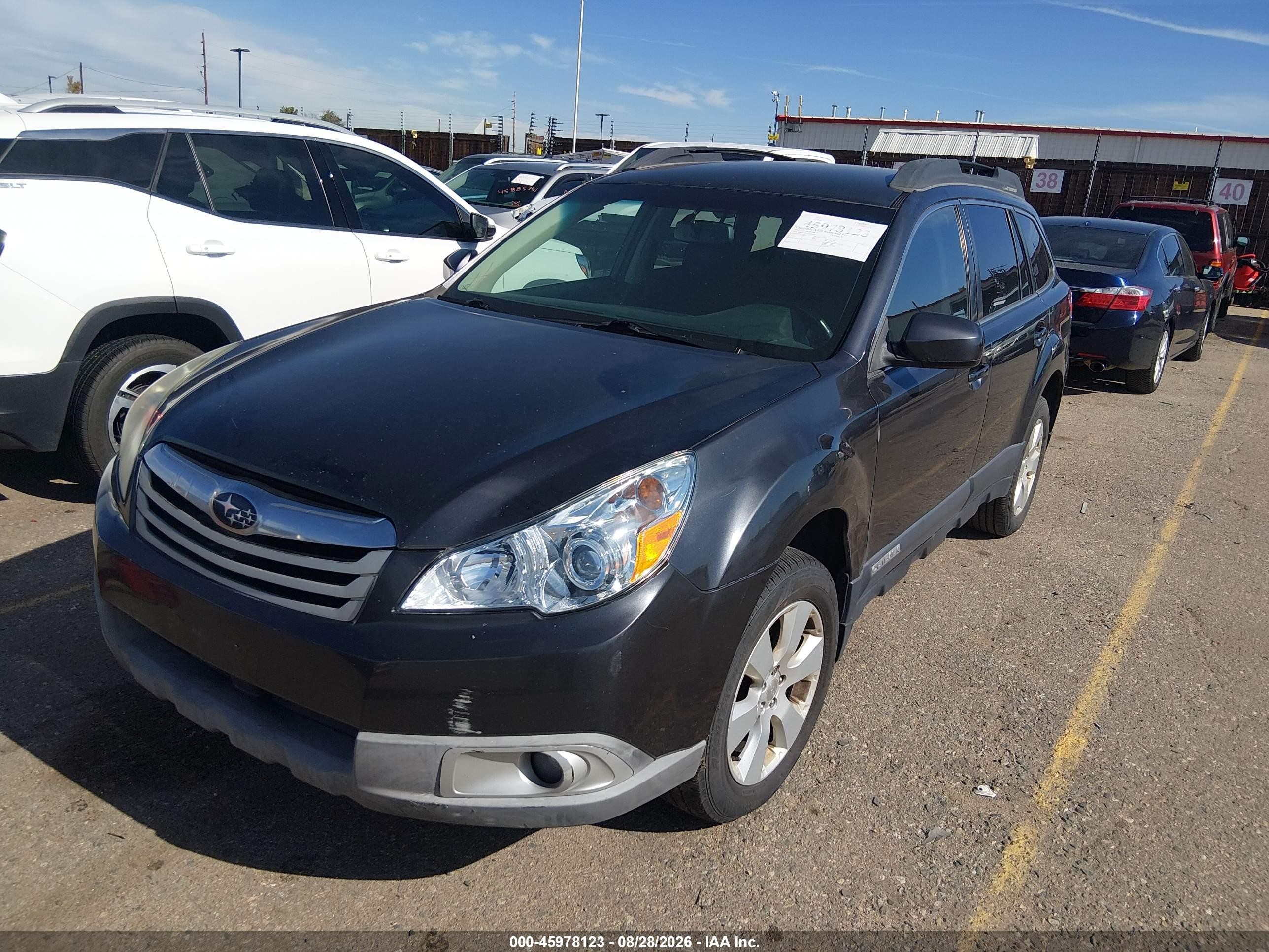 2012 Subaru Outback 2.5i Premium Black vin: 4S4BRCCC2C3226206
