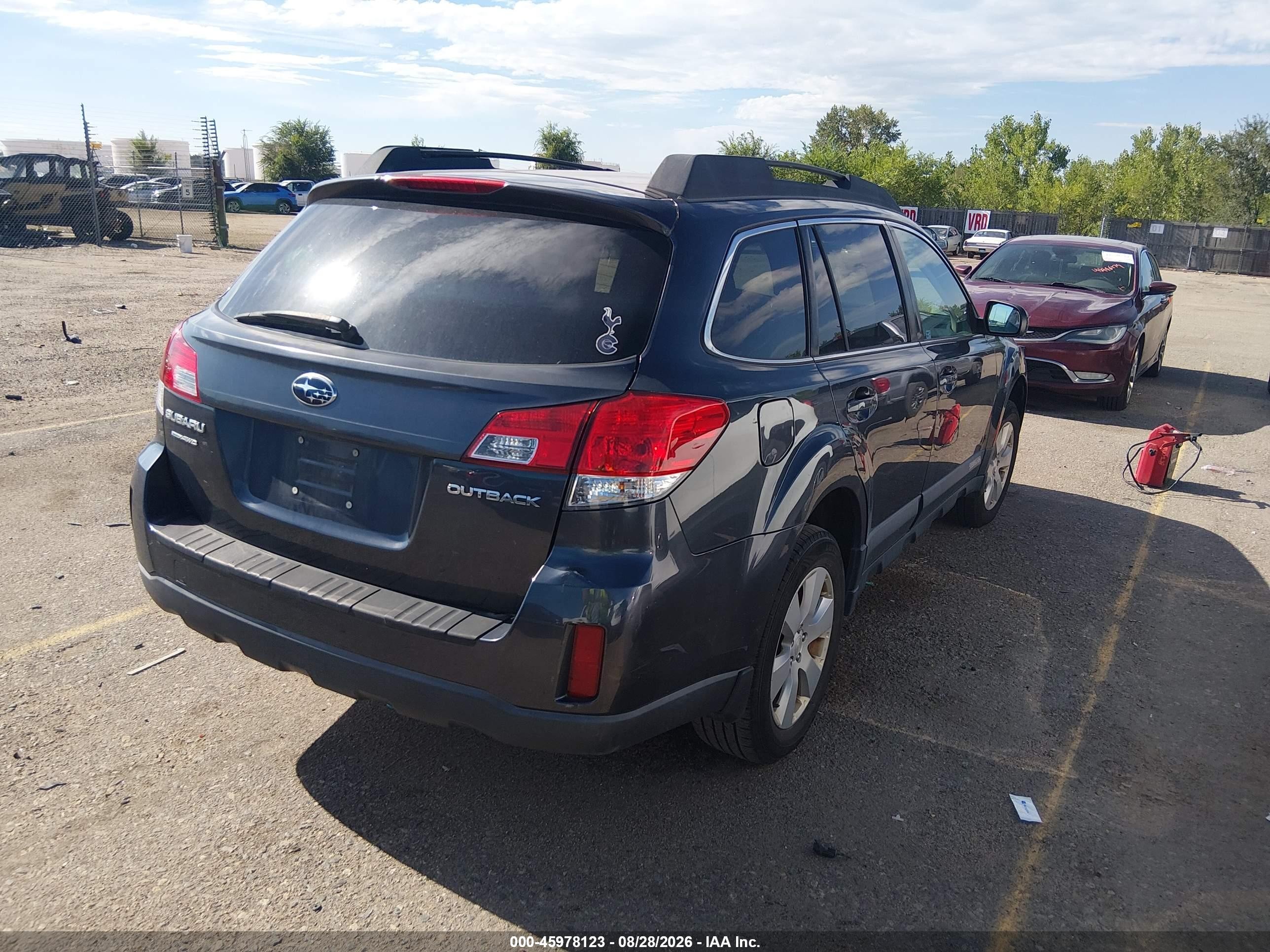 2012 Subaru Outback 2.5i Premium Black vin: 4S4BRCCC2C3226206