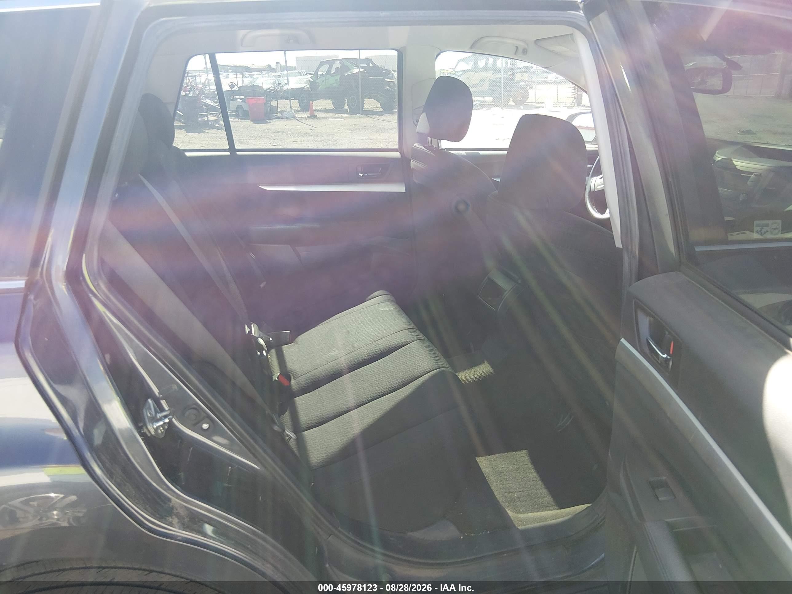 2012 Subaru Outback 2.5i Premium Black vin: 4S4BRCCC2C3226206