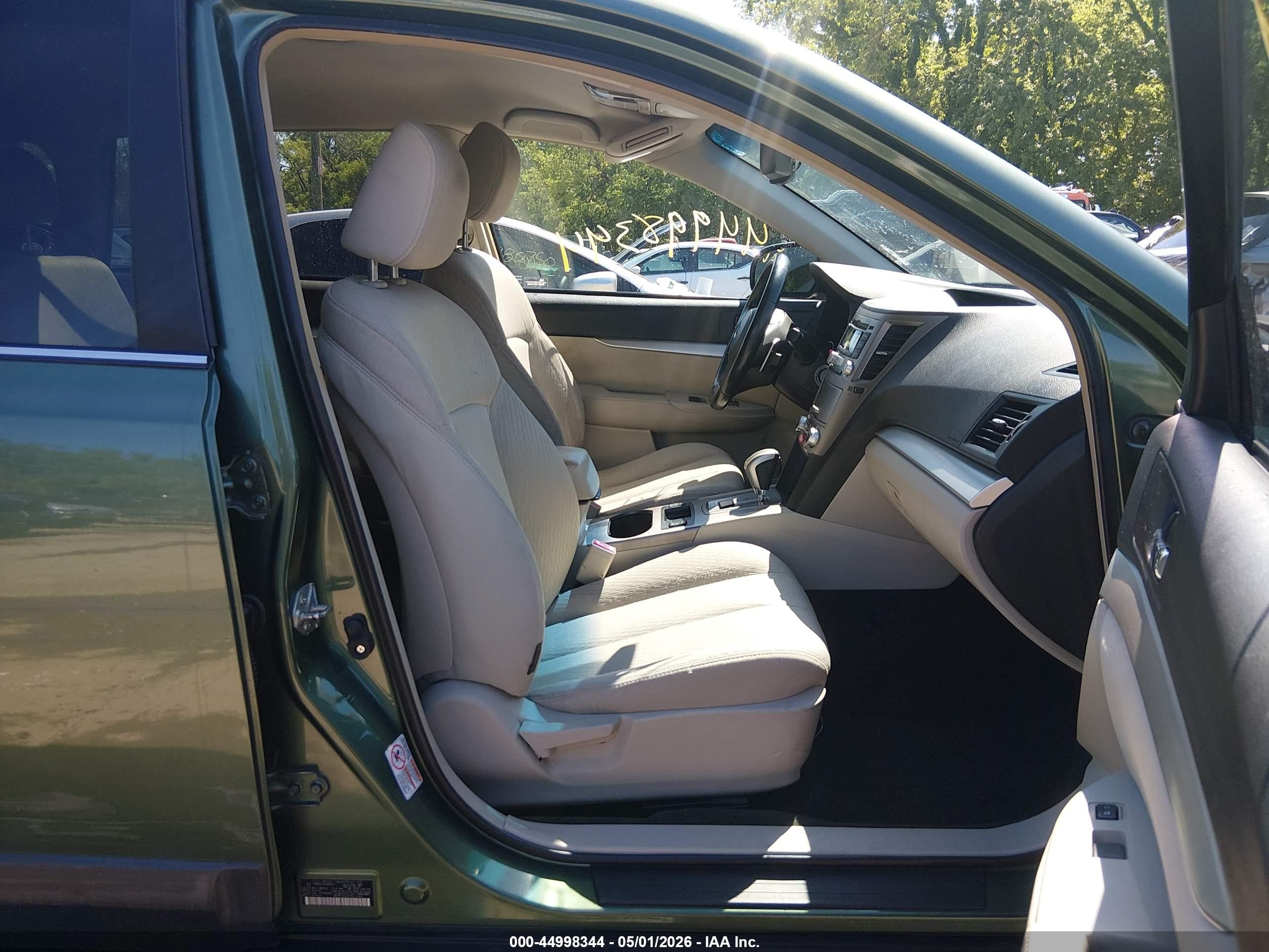 2012 Subaru Outback 2.5i Premium Green vin: 4S4BRCCC2C3289421