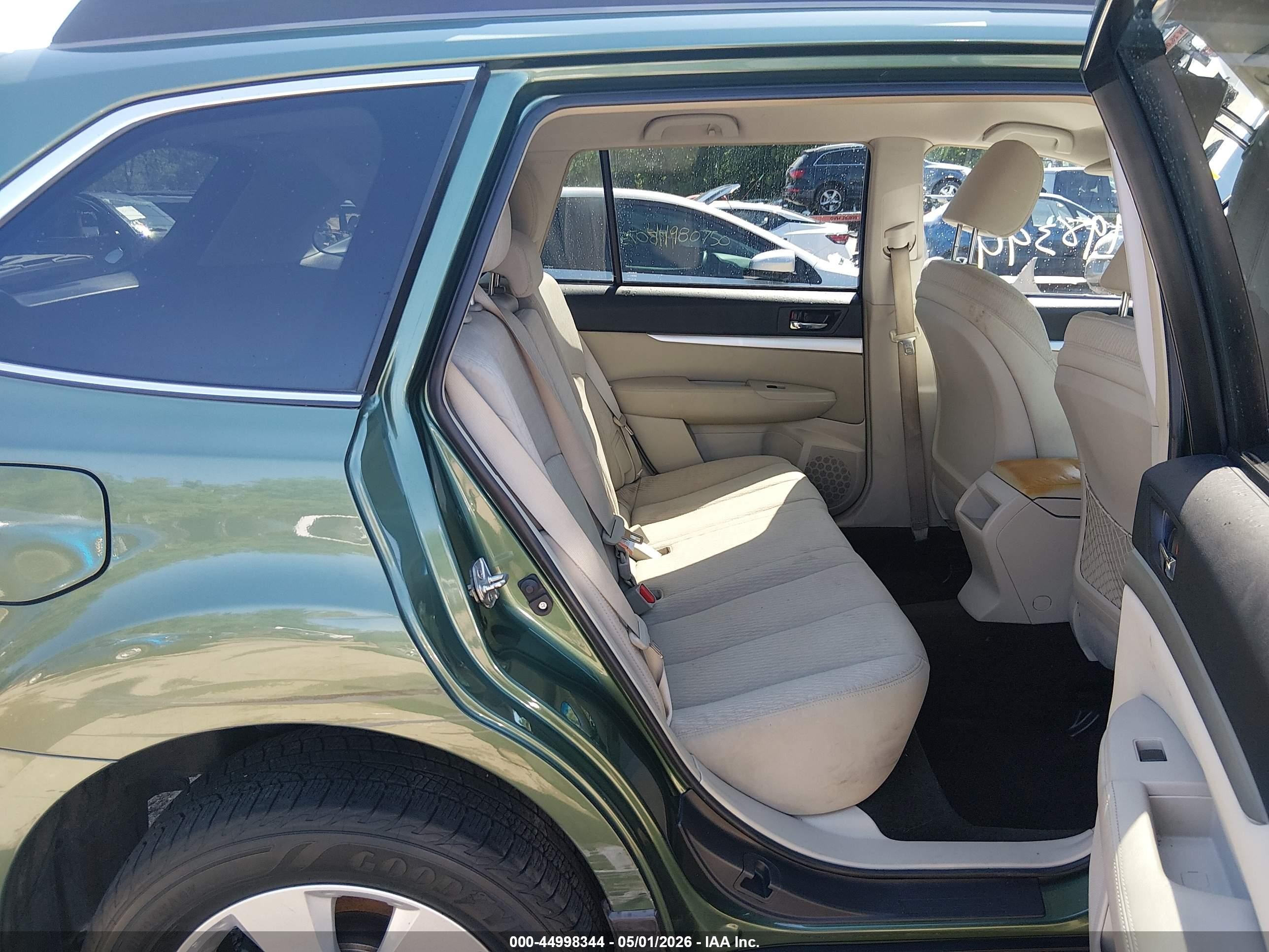 2012 Subaru Outback 2.5i Premium Green vin: 4S4BRCCC2C3289421