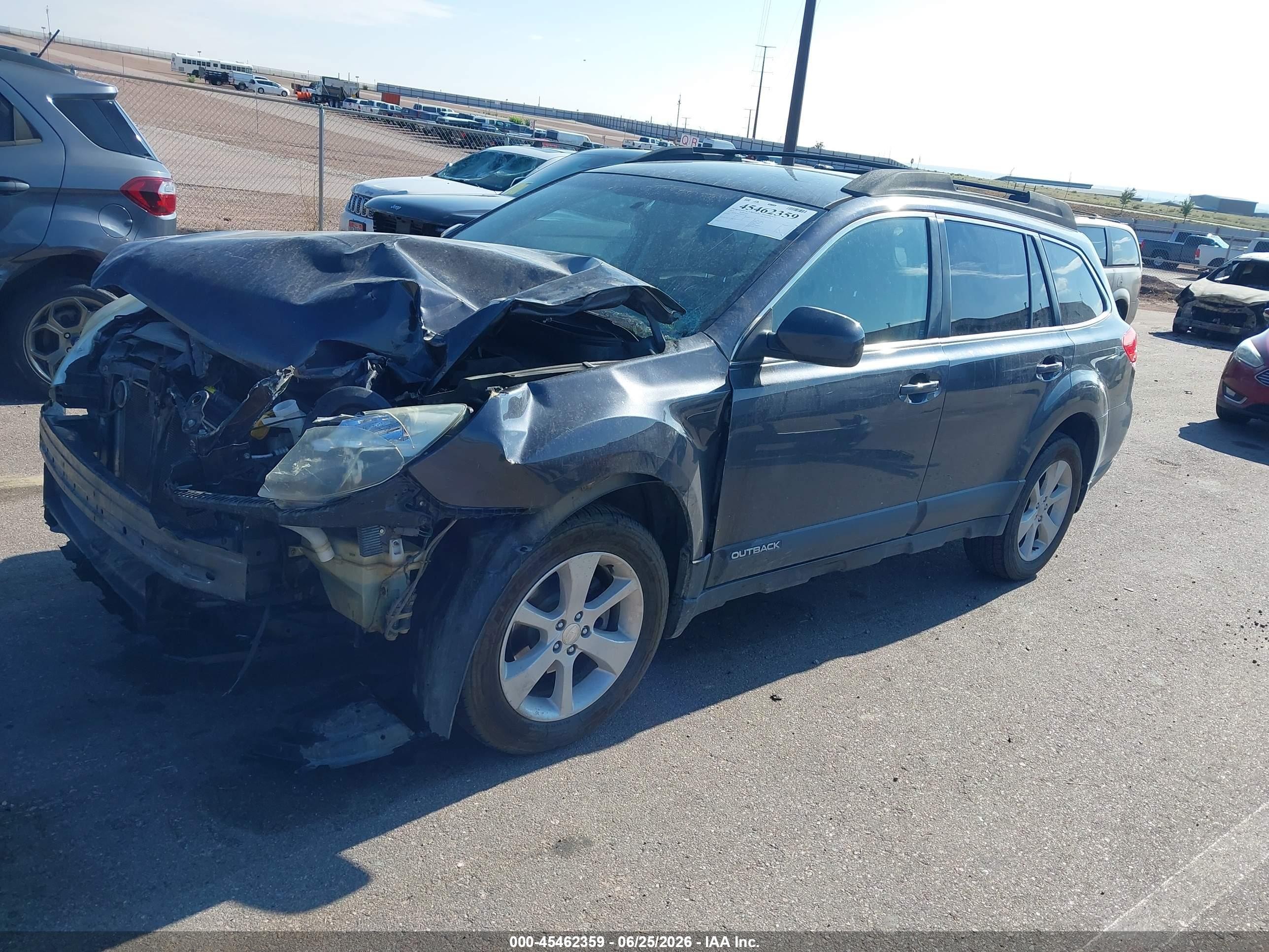 2013 Subaru Outback 2.5i Premium Gray vin: 4S4BRCCC2D1293160