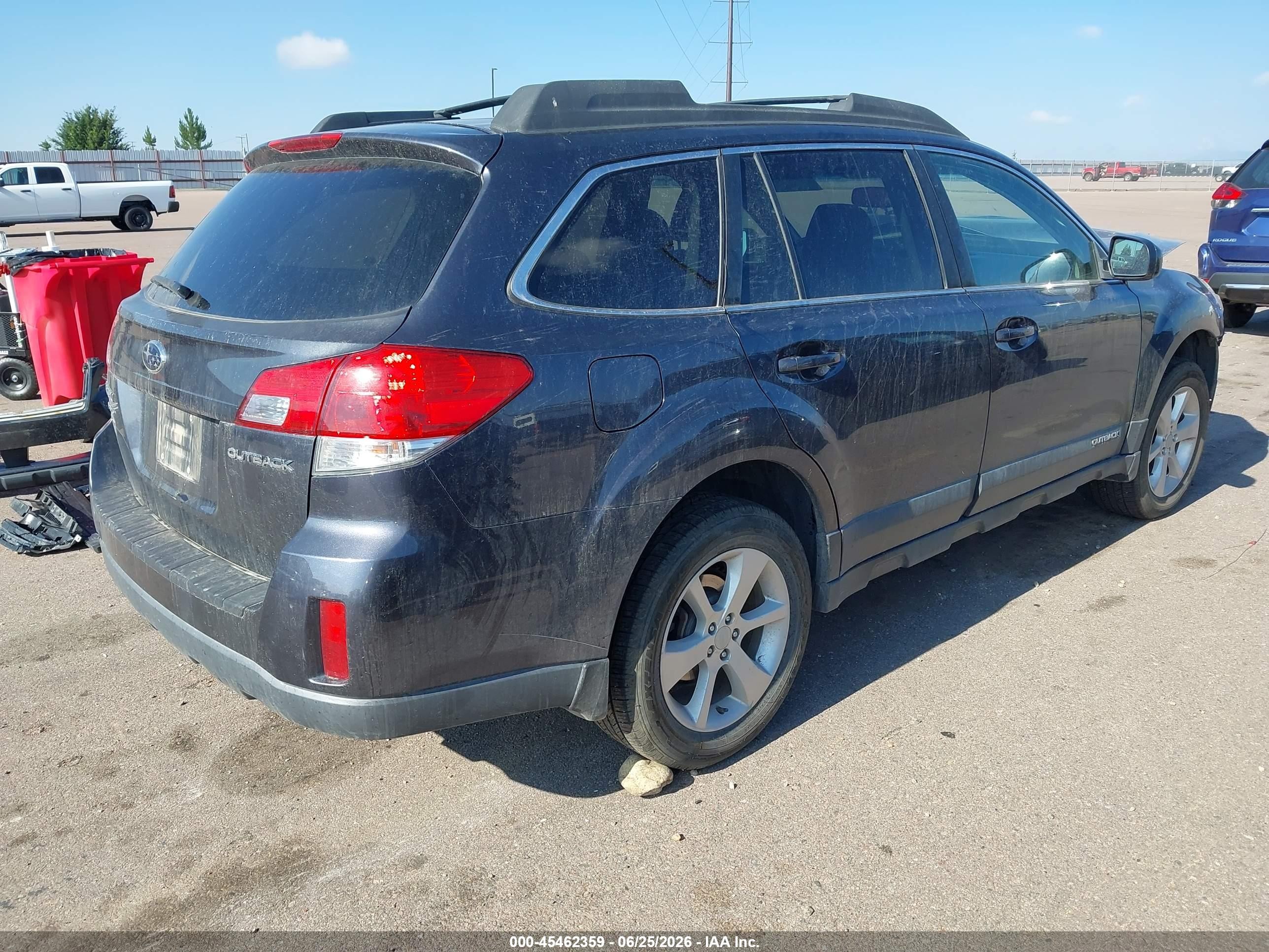 2013 Subaru Outback 2.5i Premium Gray vin: 4S4BRCCC2D1293160