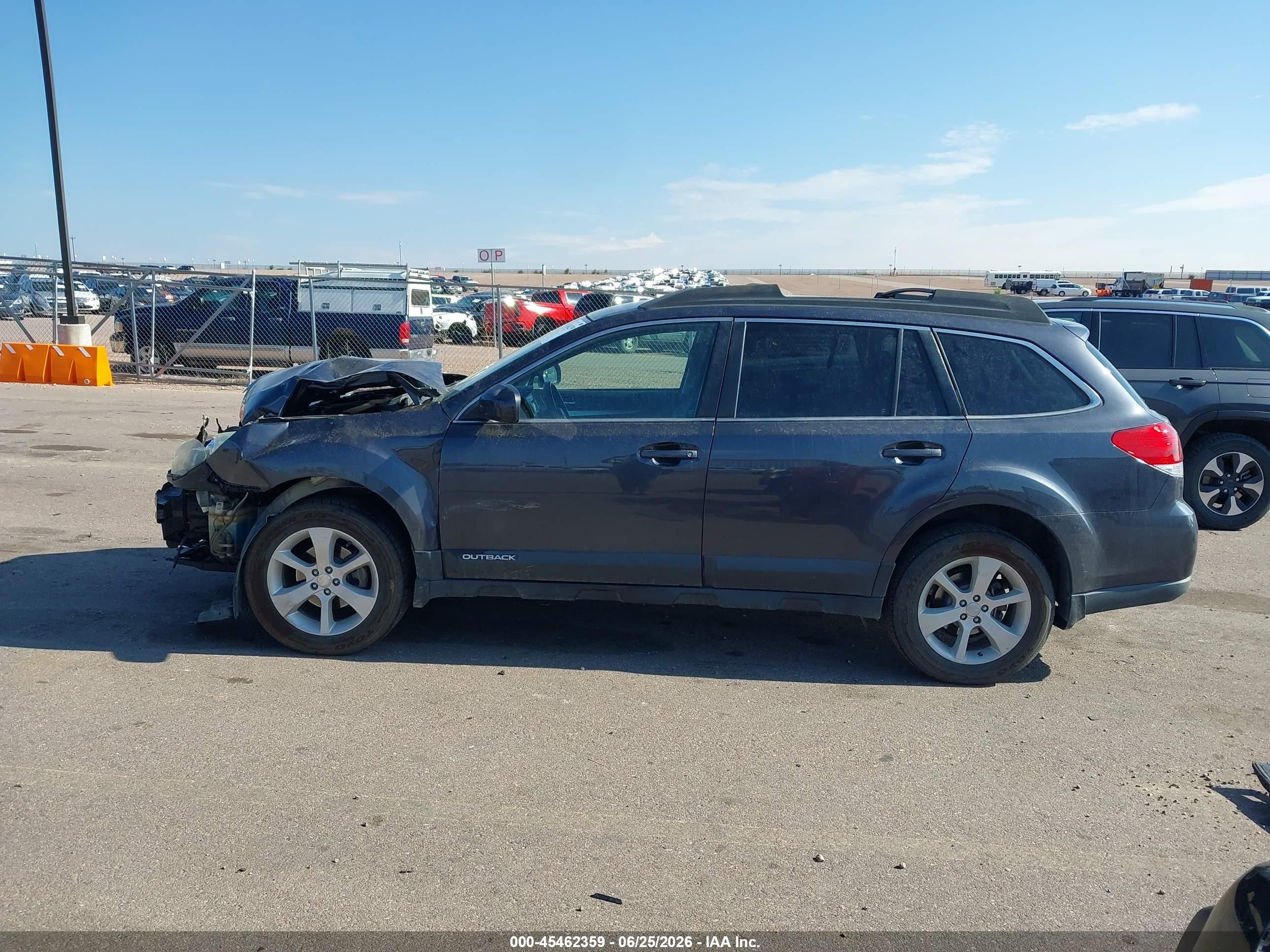 2013 Subaru Outback 2.5i Premium Gray vin: 4S4BRCCC2D1293160