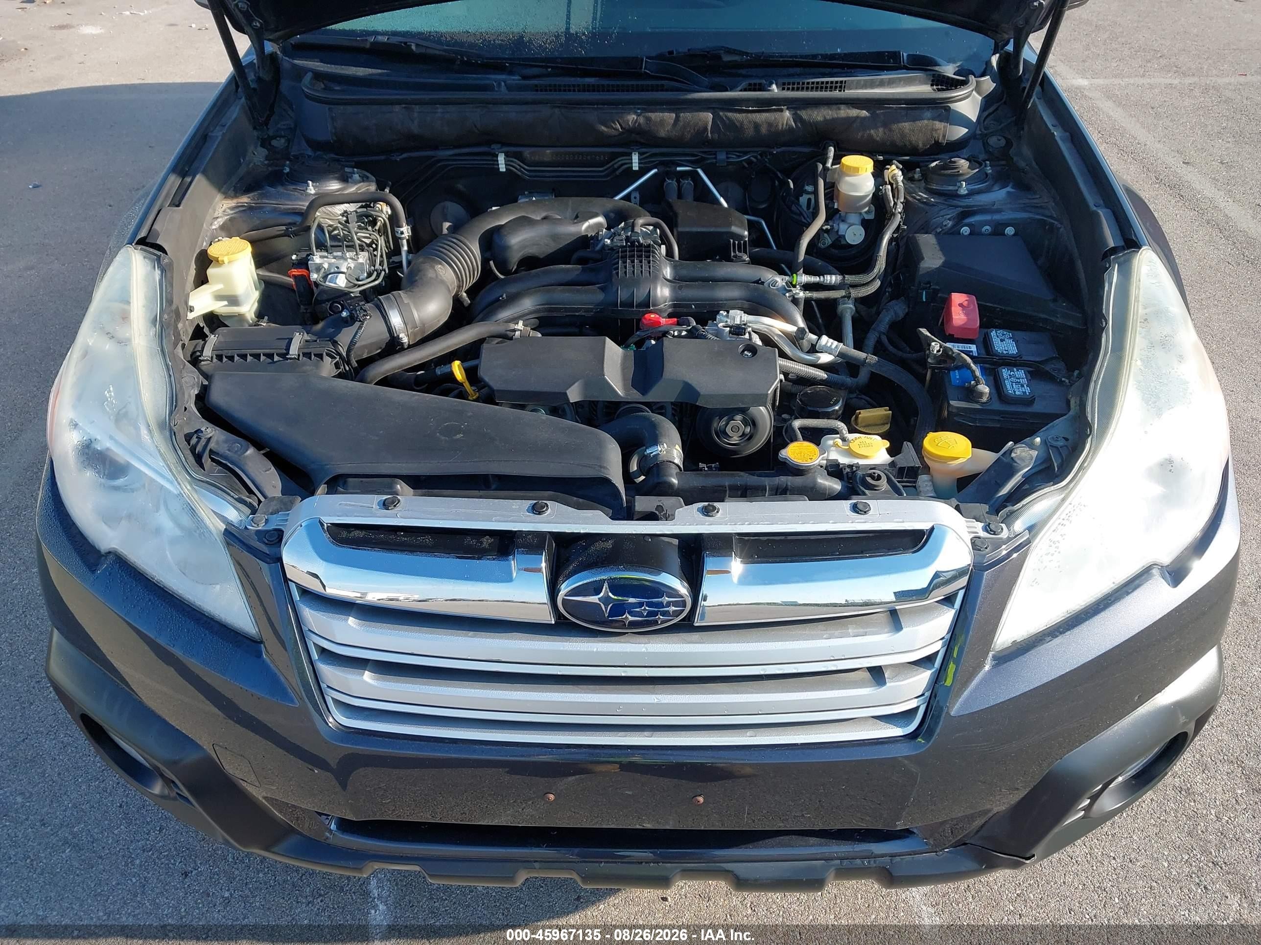 2013 Subaru Outback 2.5i Premium Gray vin: 4S4BRCCC2D3206765