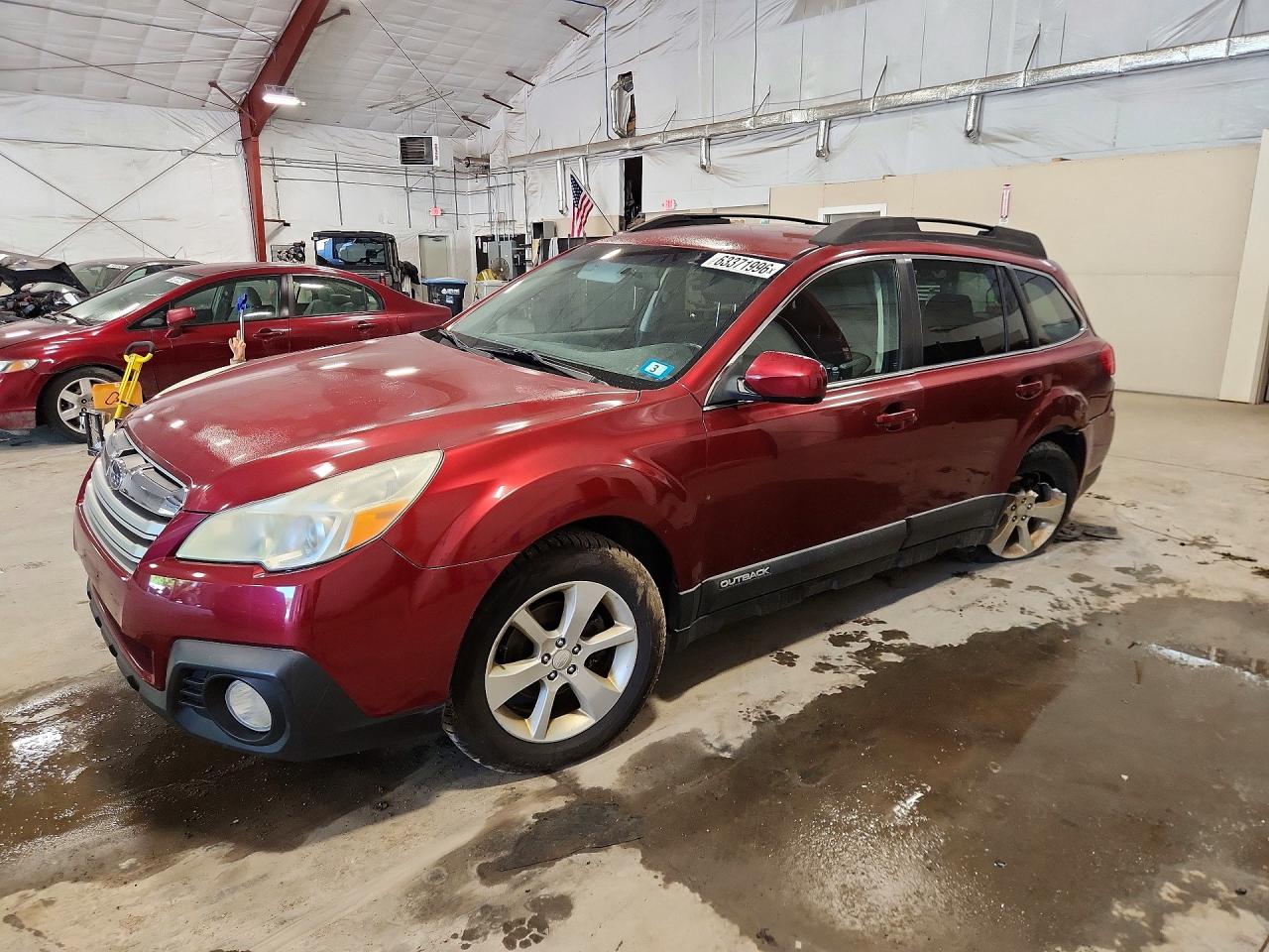2013 Subaru Outback 2.5i Premium Red vin: 4S4BRCCC2D3227888