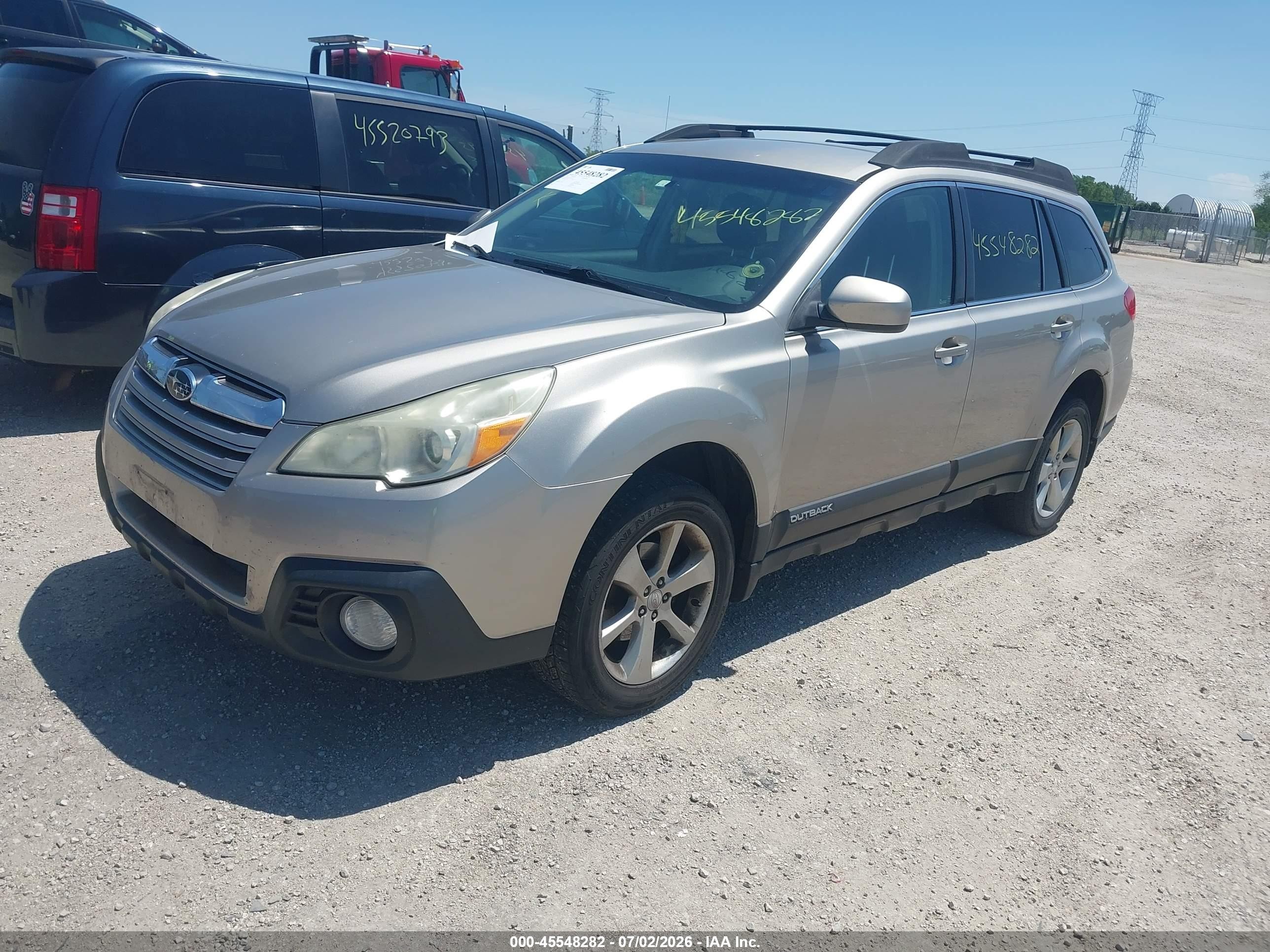 2014 Subaru Outback 2.5i Premium Champagne vin: 4S4BRCCC2E3265722