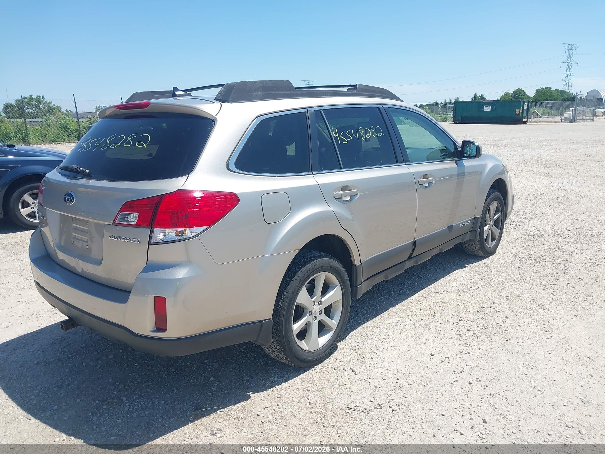 2014 Subaru Outback 2.5i Premium Champagne vin: 4S4BRCCC2E3265722