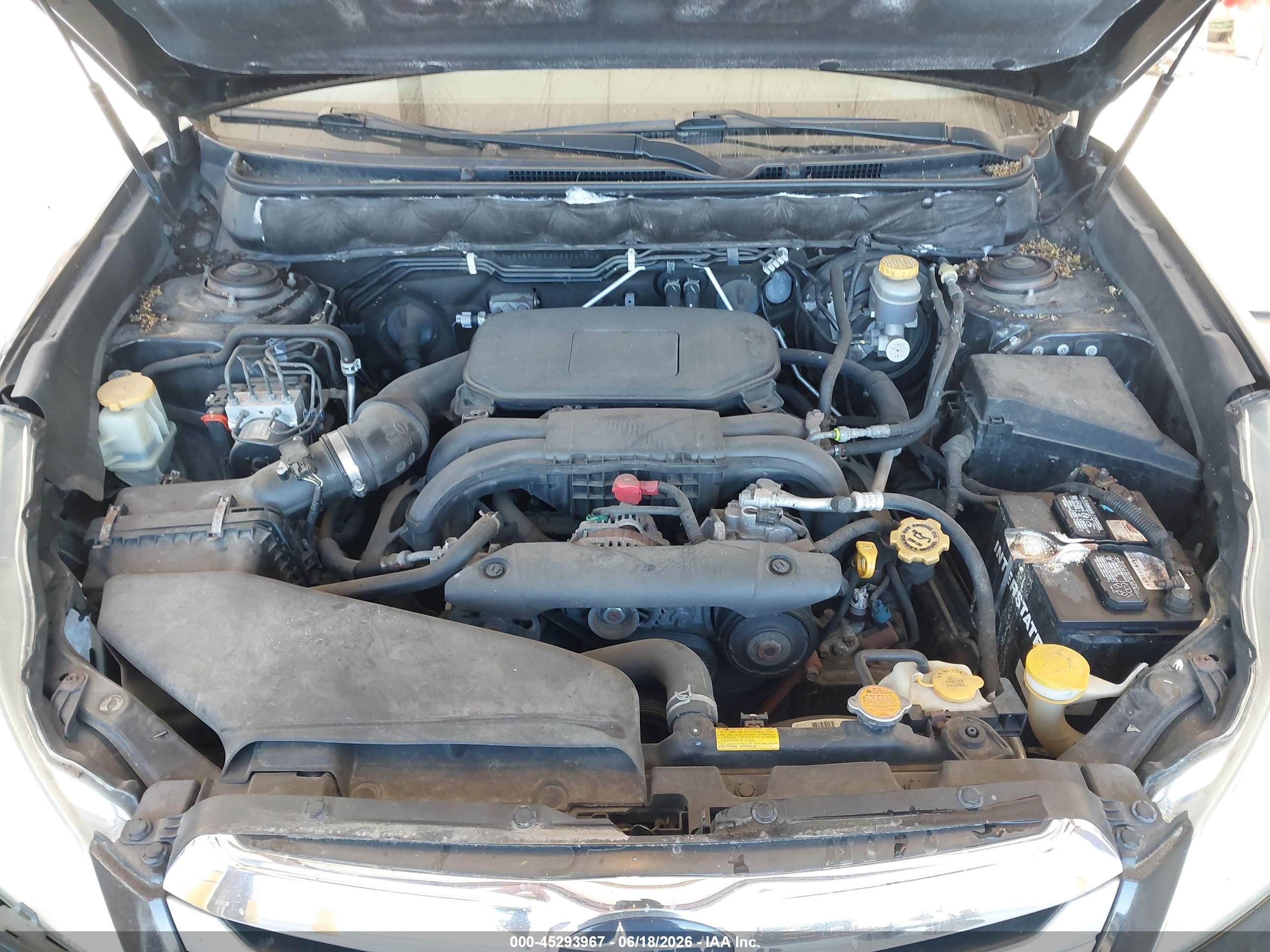 2010 Subaru Outback 2.5i Premium Черный vin: 4S4BRCCC3A3310936
