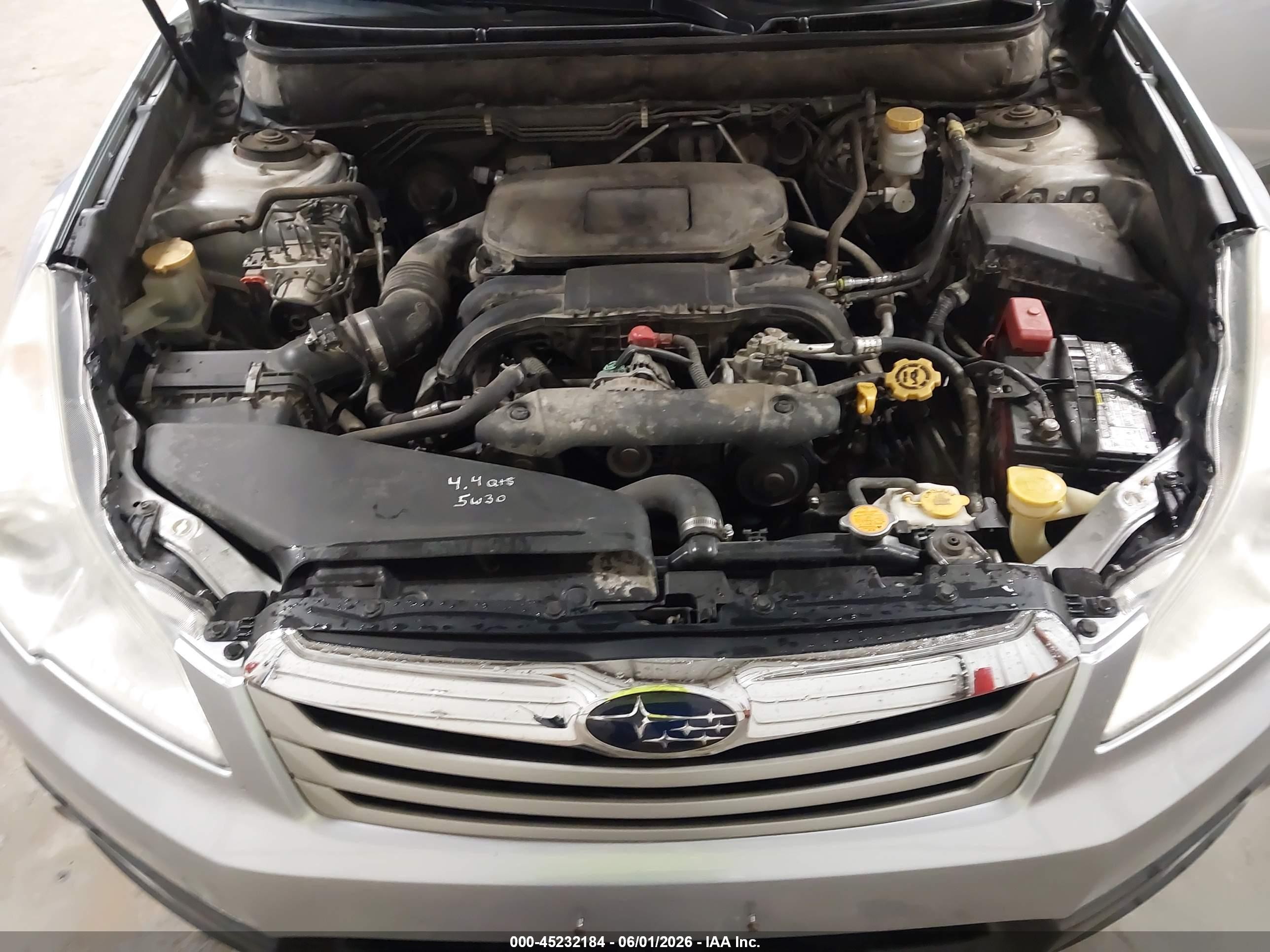 2012 Subaru Outback 2.5i Premium Light Blue vin: 4S4BRCCC3C3217014