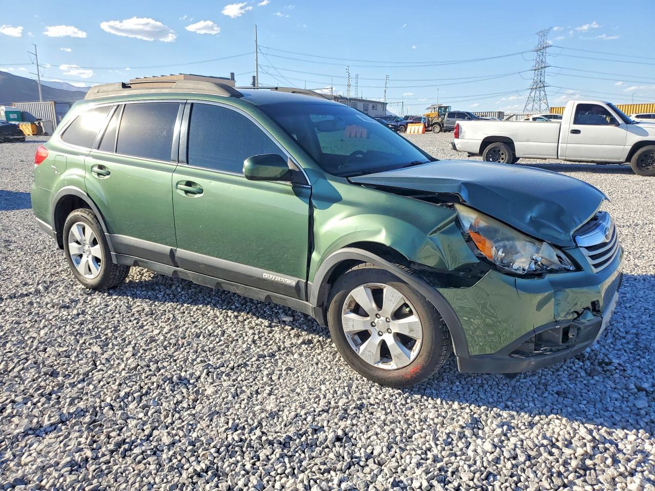 2012 Subaru Outback 2.5i Premium Green vin: 4S4BRCCC3C3241345