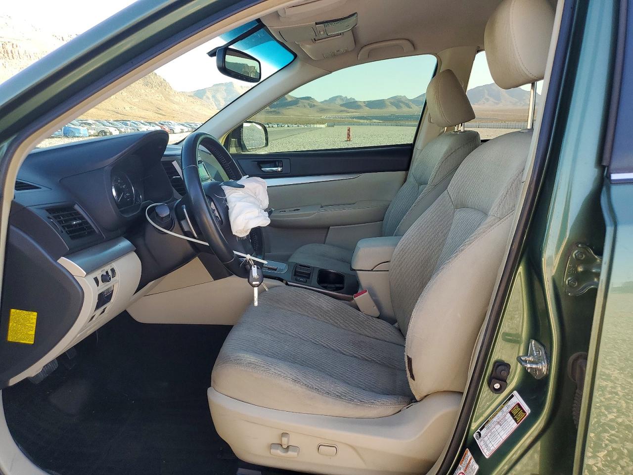 2012 Subaru Outback 2.5i Premium Green vin: 4S4BRCCC3C3241345