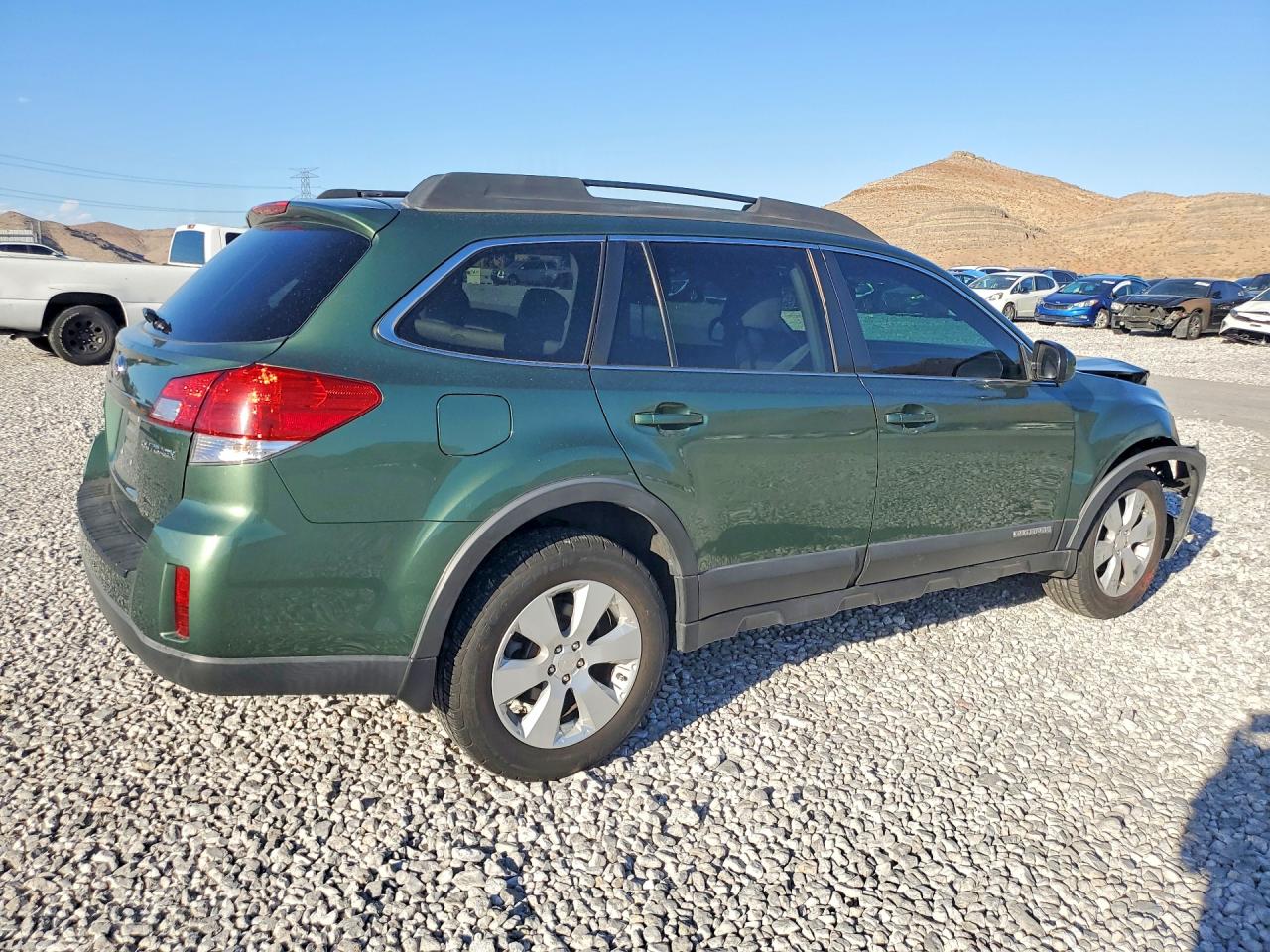 2012 Subaru Outback 2.5i Premium Green vin: 4S4BRCCC3C3241345