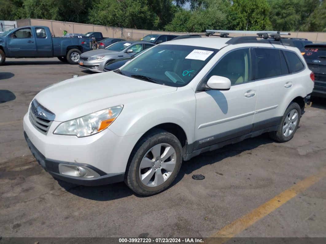 2012 Subaru Outback 2.5i Premium White vin: 4S4BRCCC3C3283224