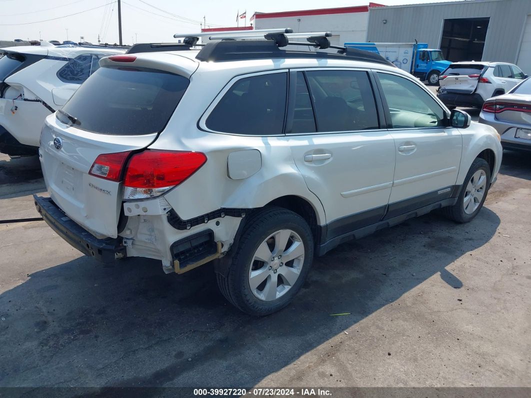 2012 Subaru Outback 2.5i Premium White vin: 4S4BRCCC3C3283224