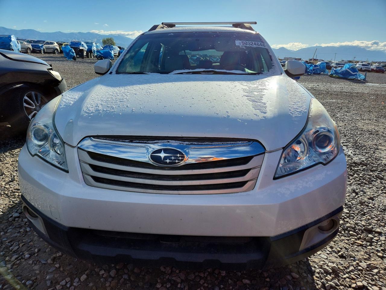 2012 Subaru Outback 2.5i Premium White vin: 4S4BRCCC3C3283224