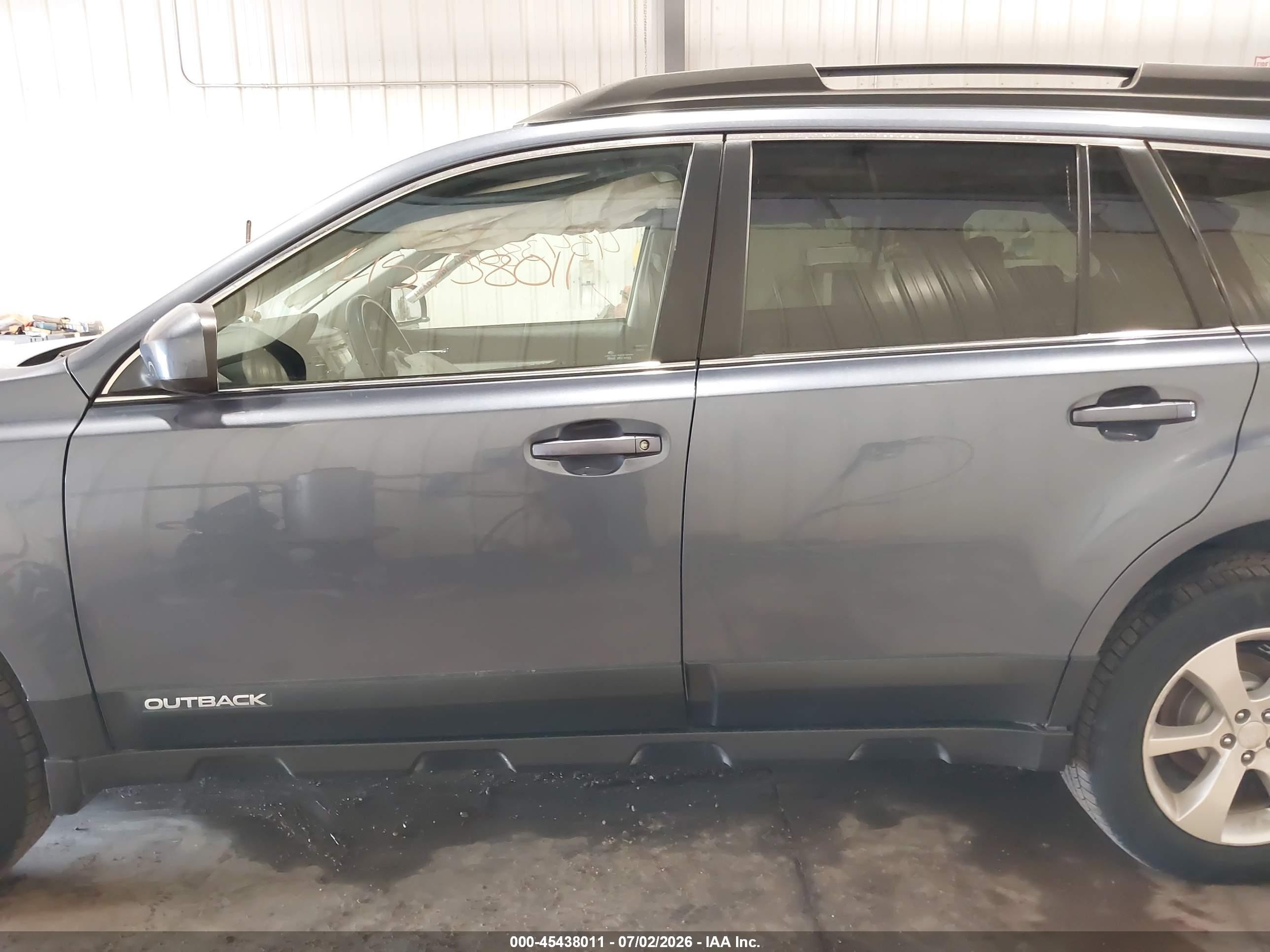 2013 Subaru Outback 2.5i Premium Blue vin: 4S4BRCCC3D1253895