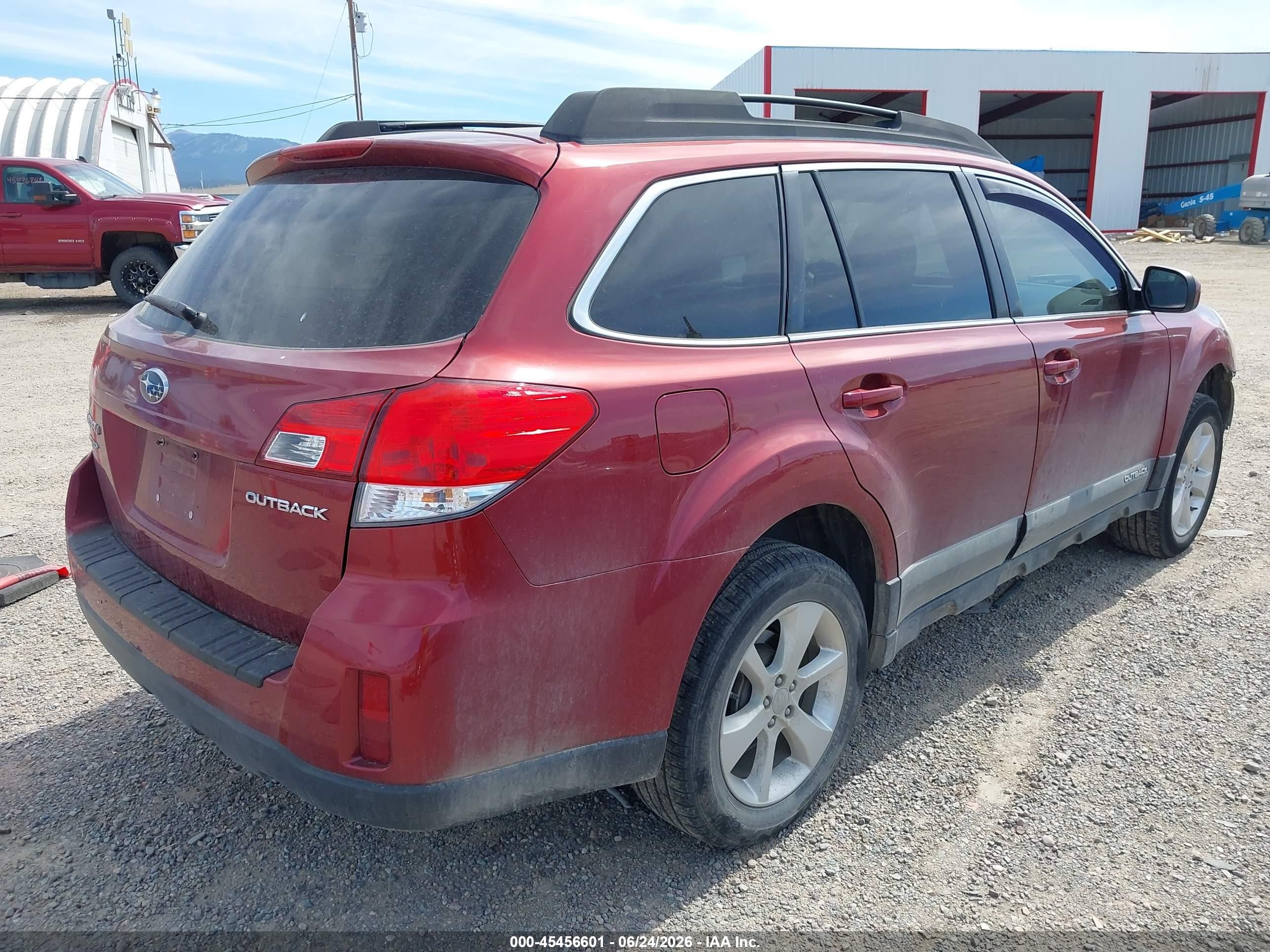 2013 Subaru Outback 2.5i Premium Red vin: 4S4BRCCC3D3265839