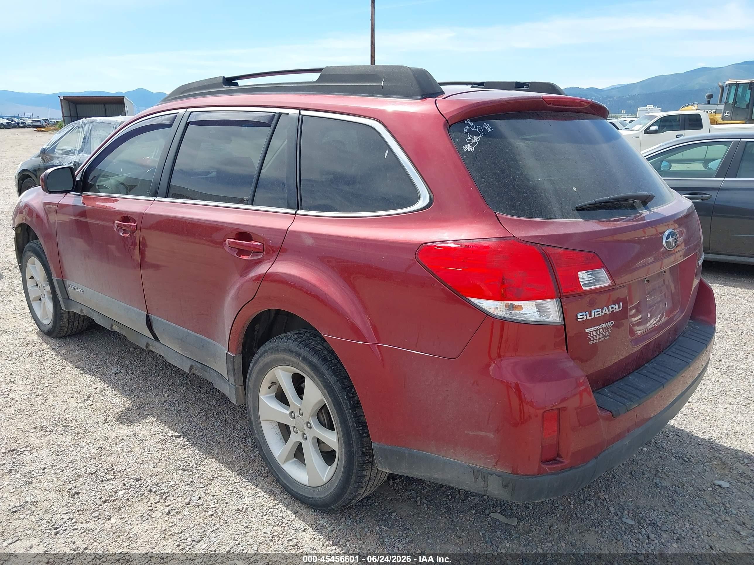 2013 Subaru Outback 2.5i Premium Red vin: 4S4BRCCC3D3265839