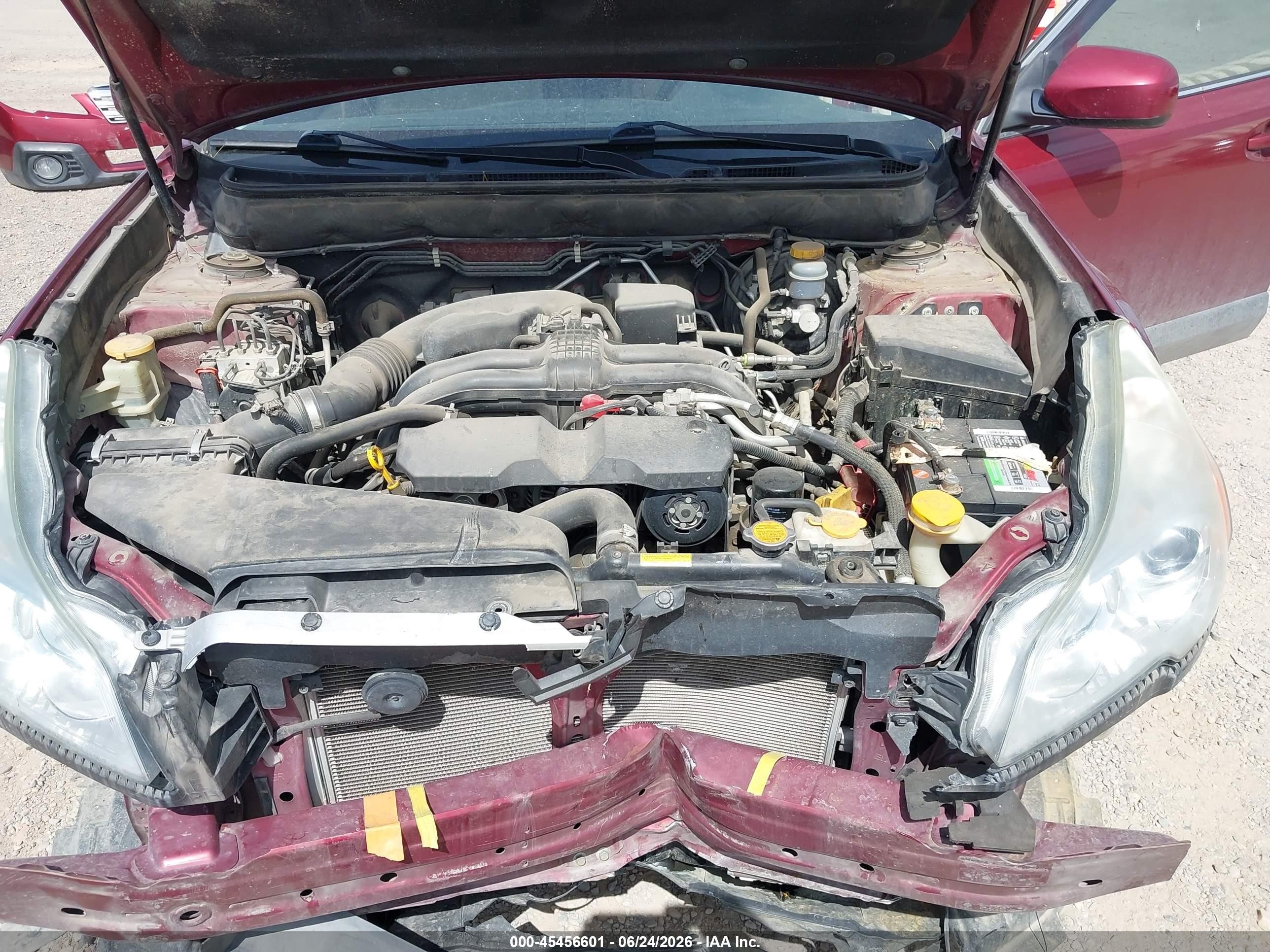 2013 Subaru Outback 2.5i Premium Red vin: 4S4BRCCC3D3265839