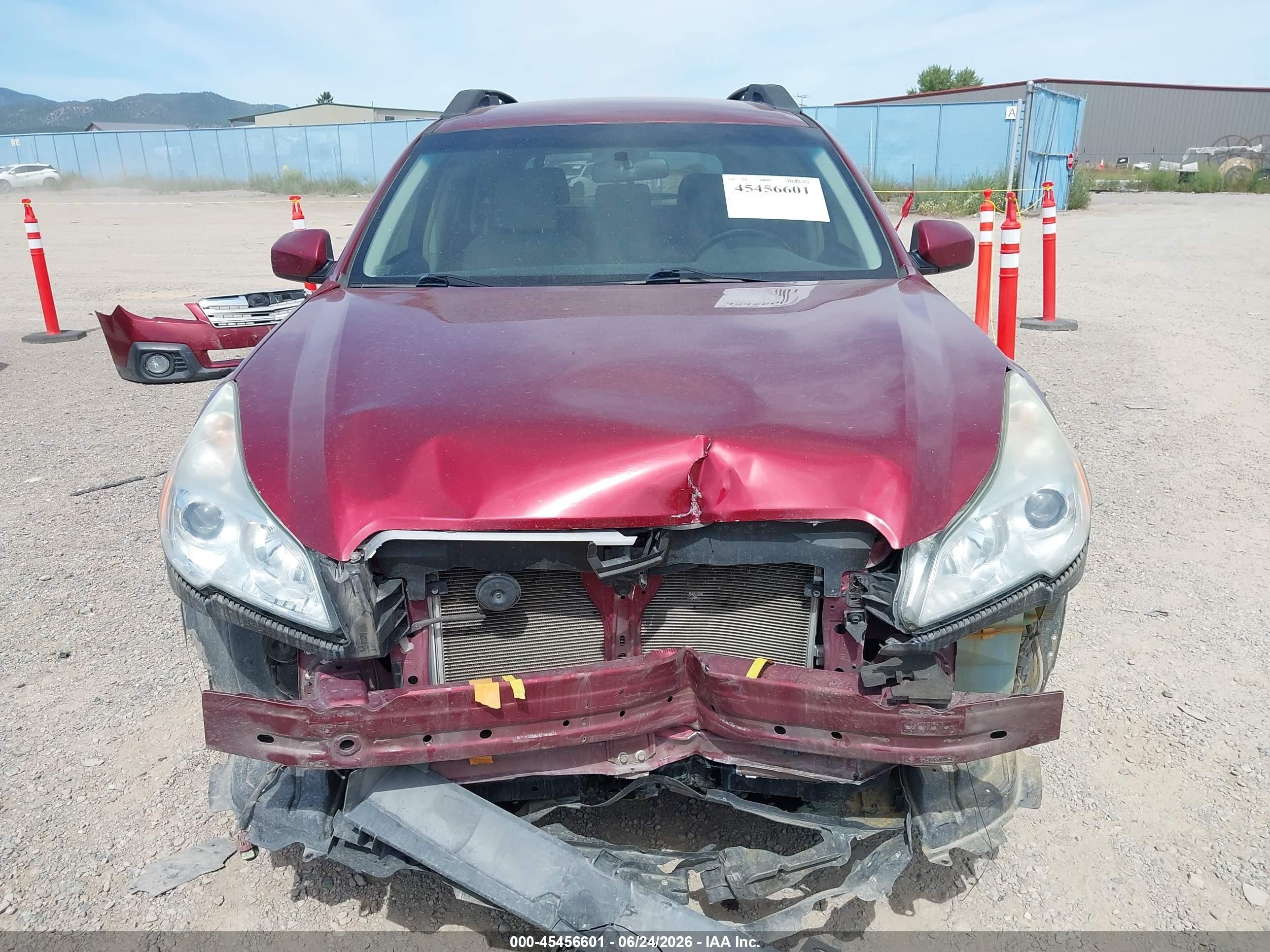 2013 Subaru Outback 2.5i Premium Red vin: 4S4BRCCC3D3265839