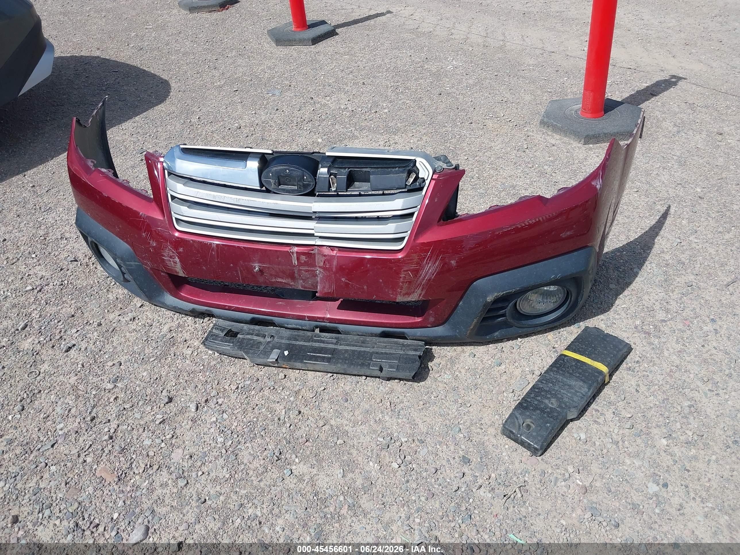 2013 Subaru Outback 2.5i Premium Red vin: 4S4BRCCC3D3265839