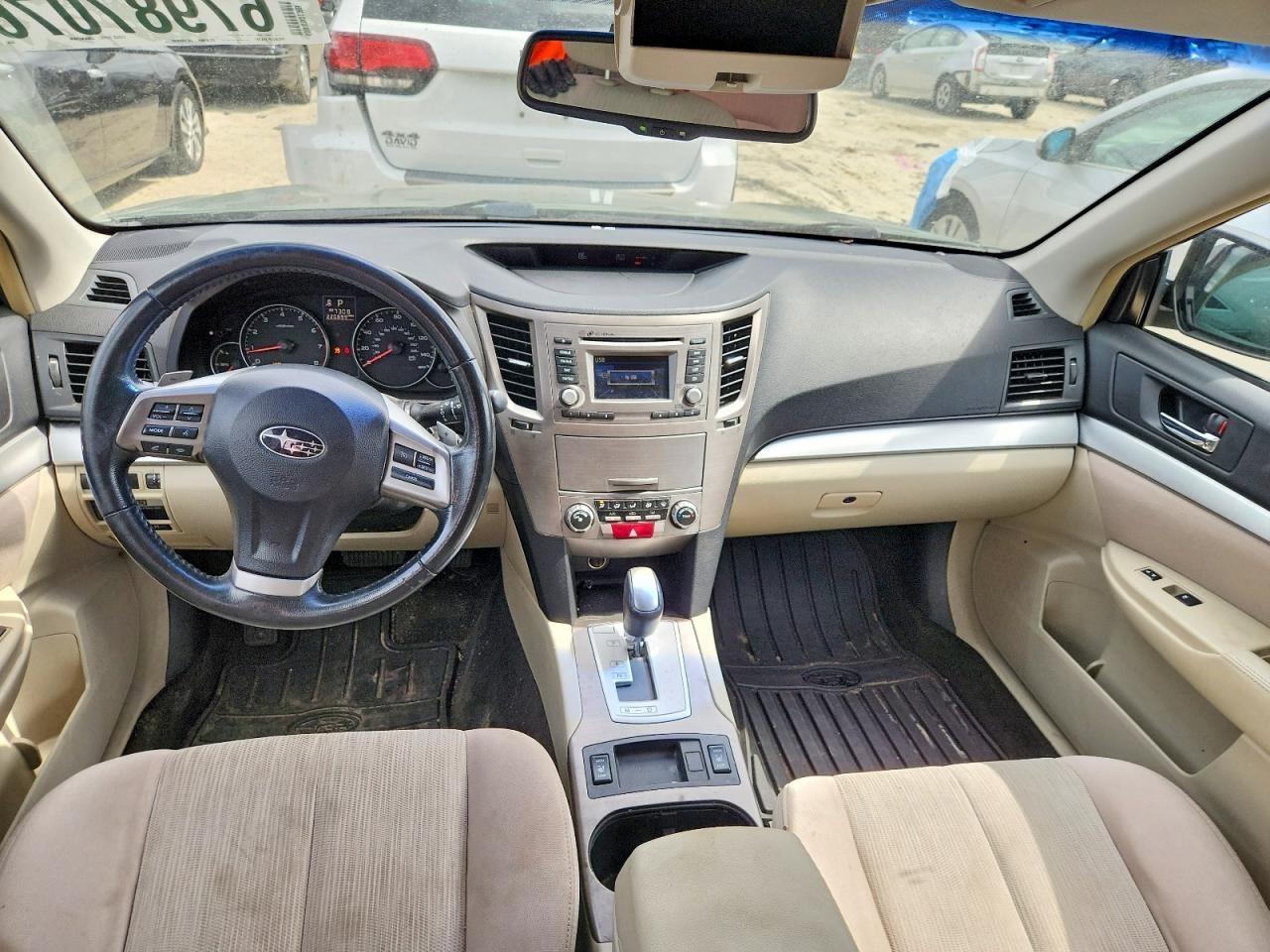 2014 Subaru Outback 2.5i Premium Green vin: 4S4BRCCC3E3257578