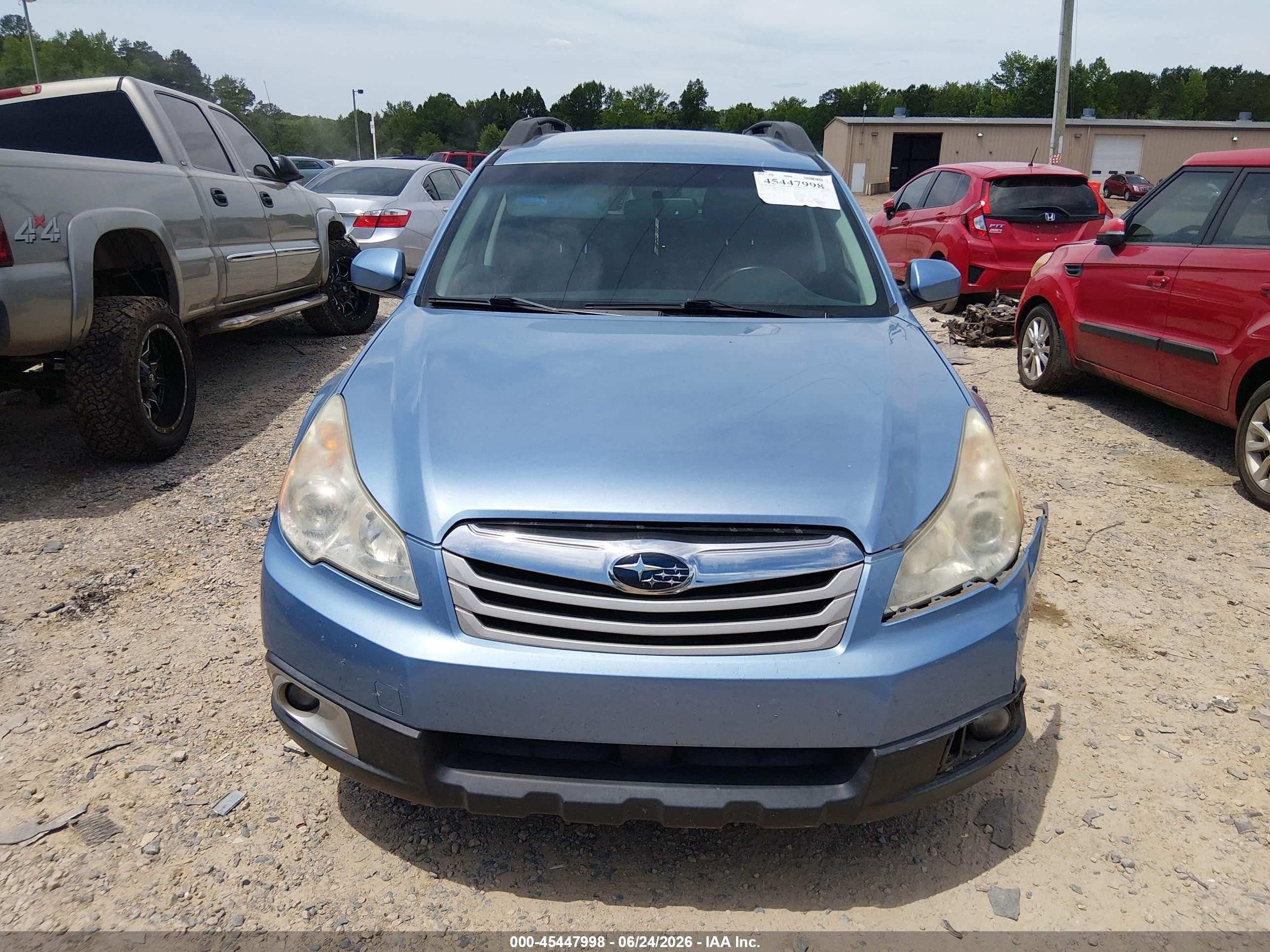 2010 Subaru Outback 2.5i Premium Light Blue vin: 4S4BRCCC4A3350099