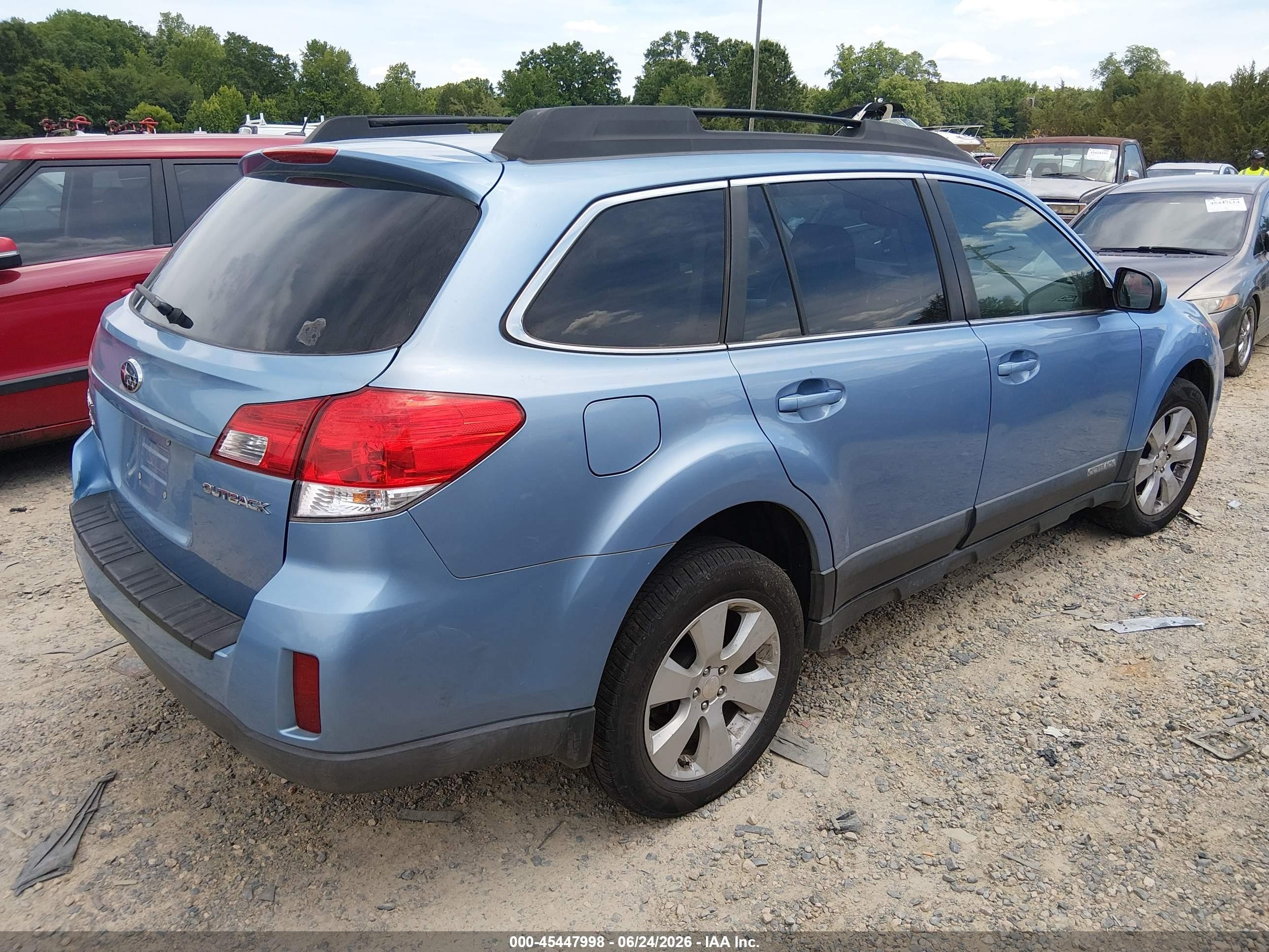 2010 Subaru Outback 2.5i Premium Light Blue vin: 4S4BRCCC4A3350099