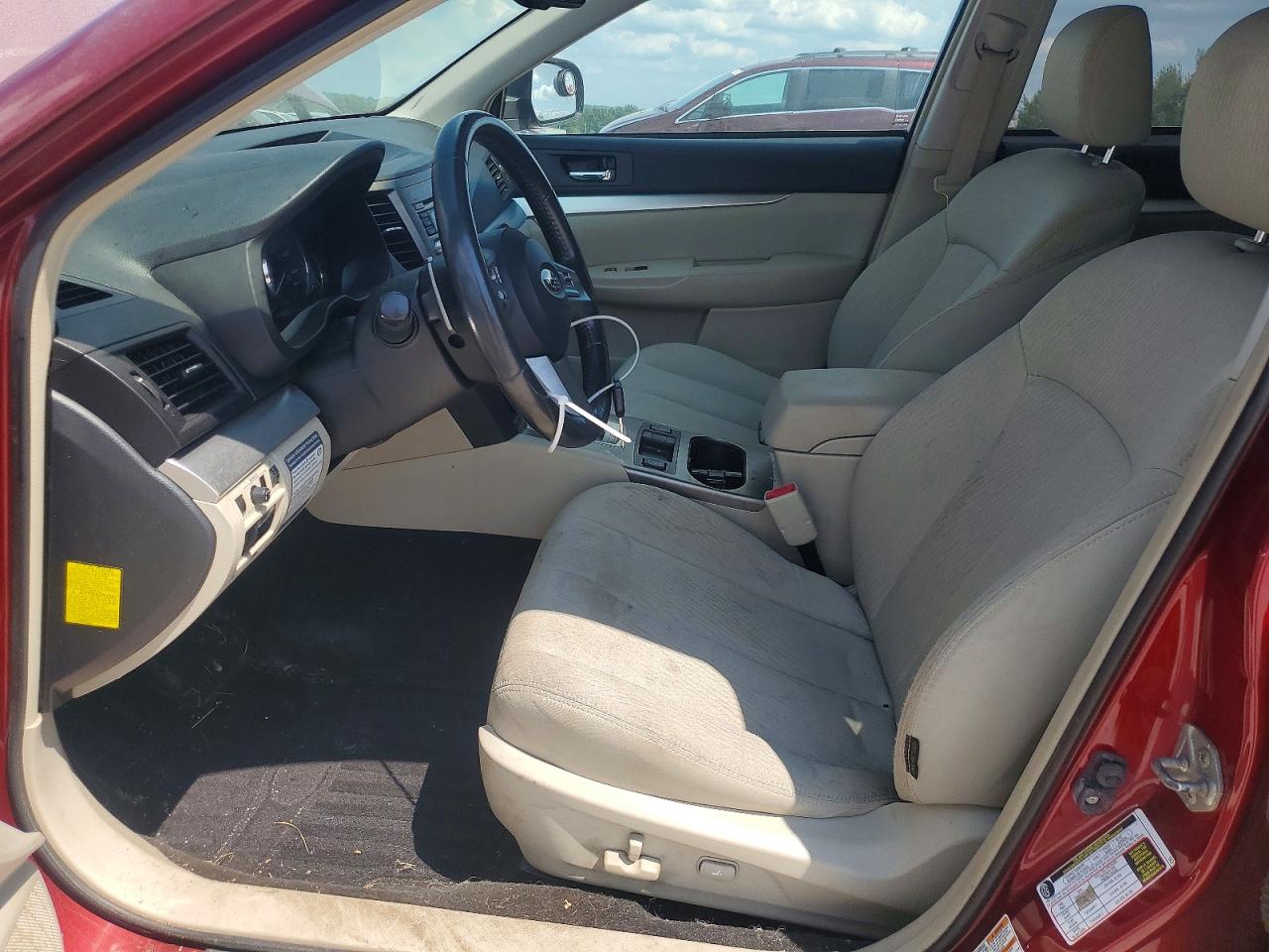 2011 Subaru Outback 2.5i Premium Бордовый vin: 4S4BRCCC4B3393181