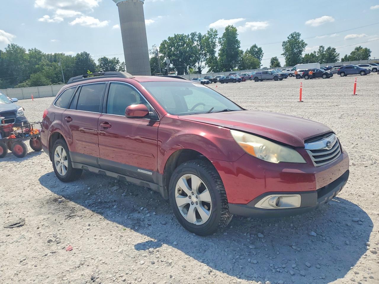2011 Subaru Outback 2.5i Premium Бордовый vin: 4S4BRCCC4B3393181