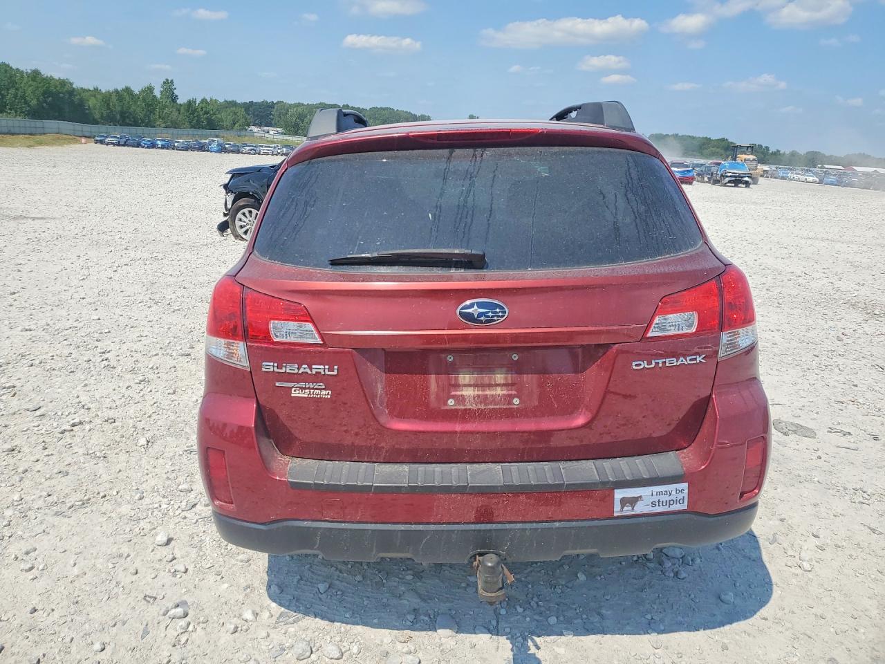 2011 Subaru Outback 2.5i Premium Бордовый vin: 4S4BRCCC4B3393181