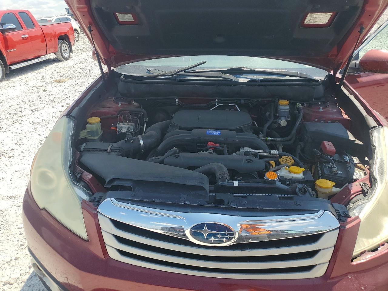 2011 Subaru Outback 2.5i Premium Бордовый vin: 4S4BRCCC4B3393181
